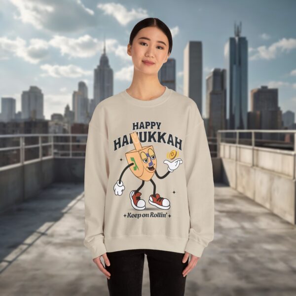 Happy Hanukkah Sweatshirt for Women - Image 9