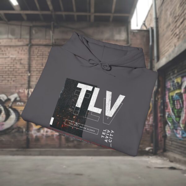 Tel Aviv, The City That Never Sleeps Men’s Hoodie - Image 16