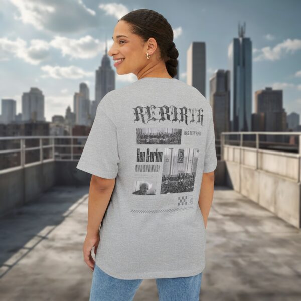 Rebirth of Israel 1948 - Urban Jewish Oversized Tee for Women - Image 16