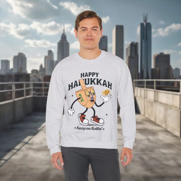 Happy Hanukkah Sweatshirt for Women - Image 5