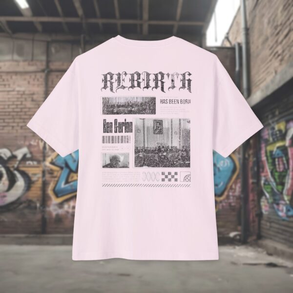 Rebirth of Israel 1948 - Men's Oversized T-Shirt - Image 6