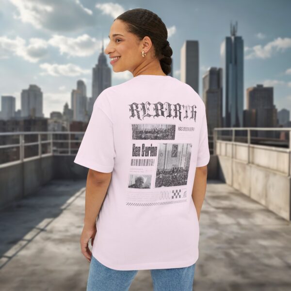 Rebirth of Israel 1948 - Urban Jewish Oversized Tee for Women - Image 8