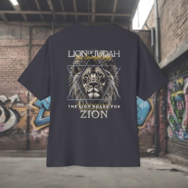 The Lion Roars for Zion T-Shirt - Oversized boxy - Image 8