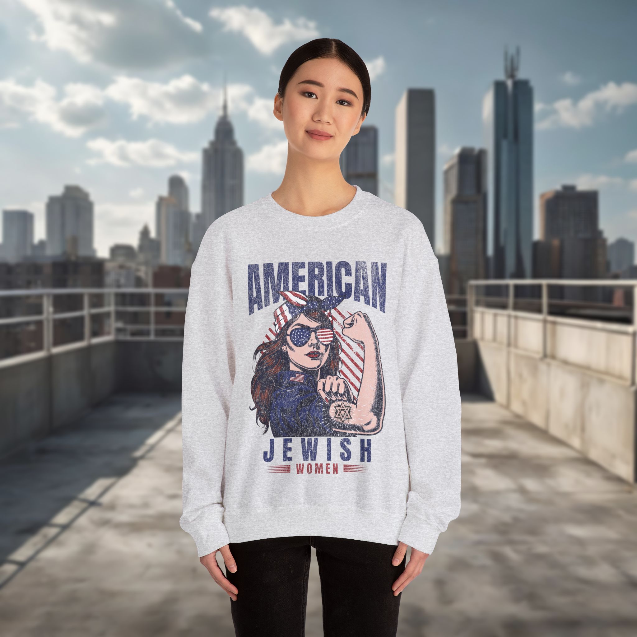American Jewish Women Sweatshirt for Women - Image 2