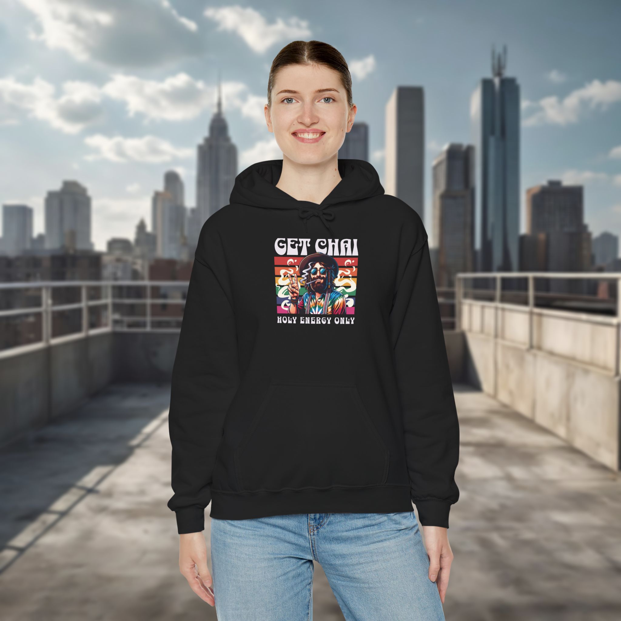 Get Chai Unisex Heavy Blend™ Hooded Sweatshirt - Image 5