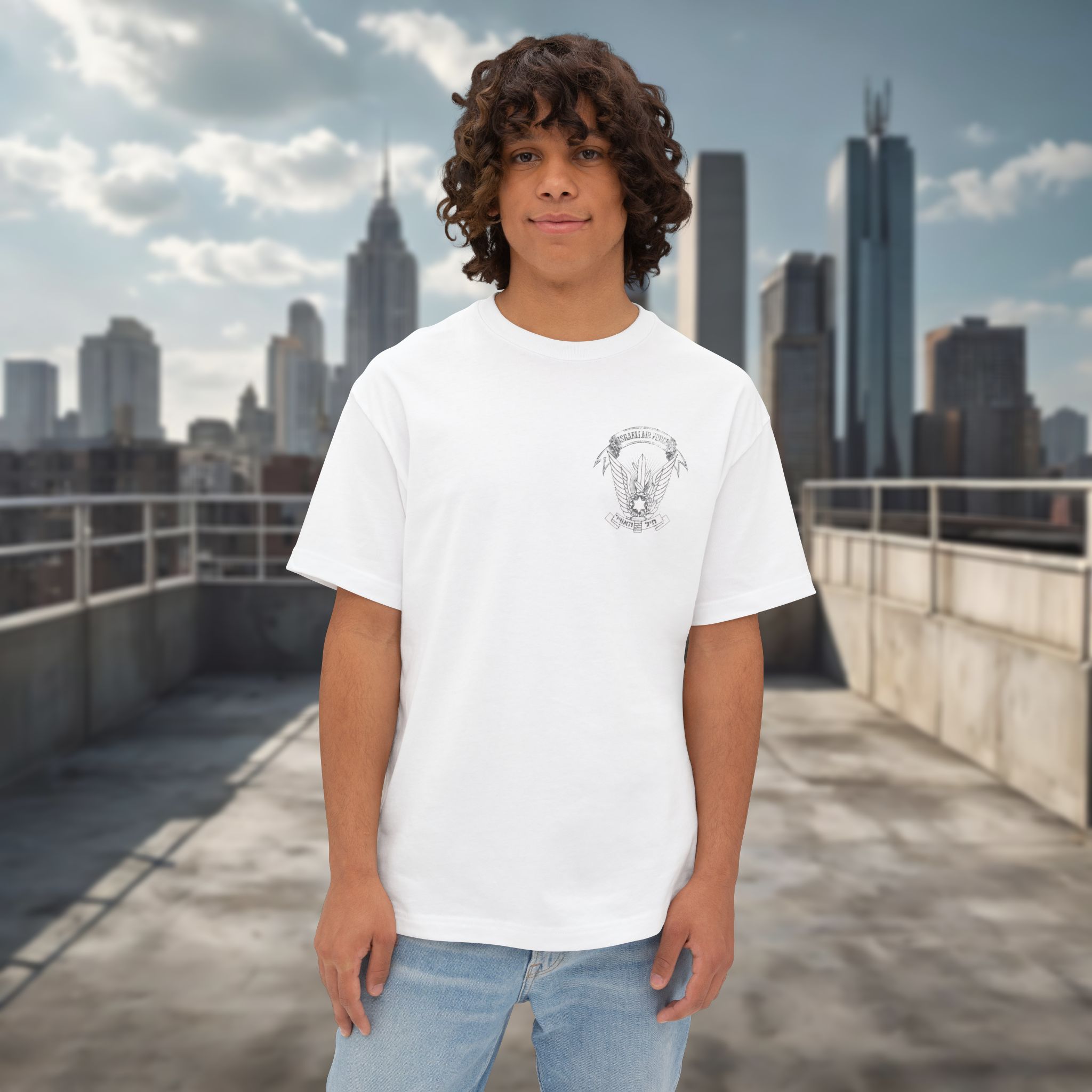 Israeli Air Forces Oversized T-Shirt for Men - Image 6