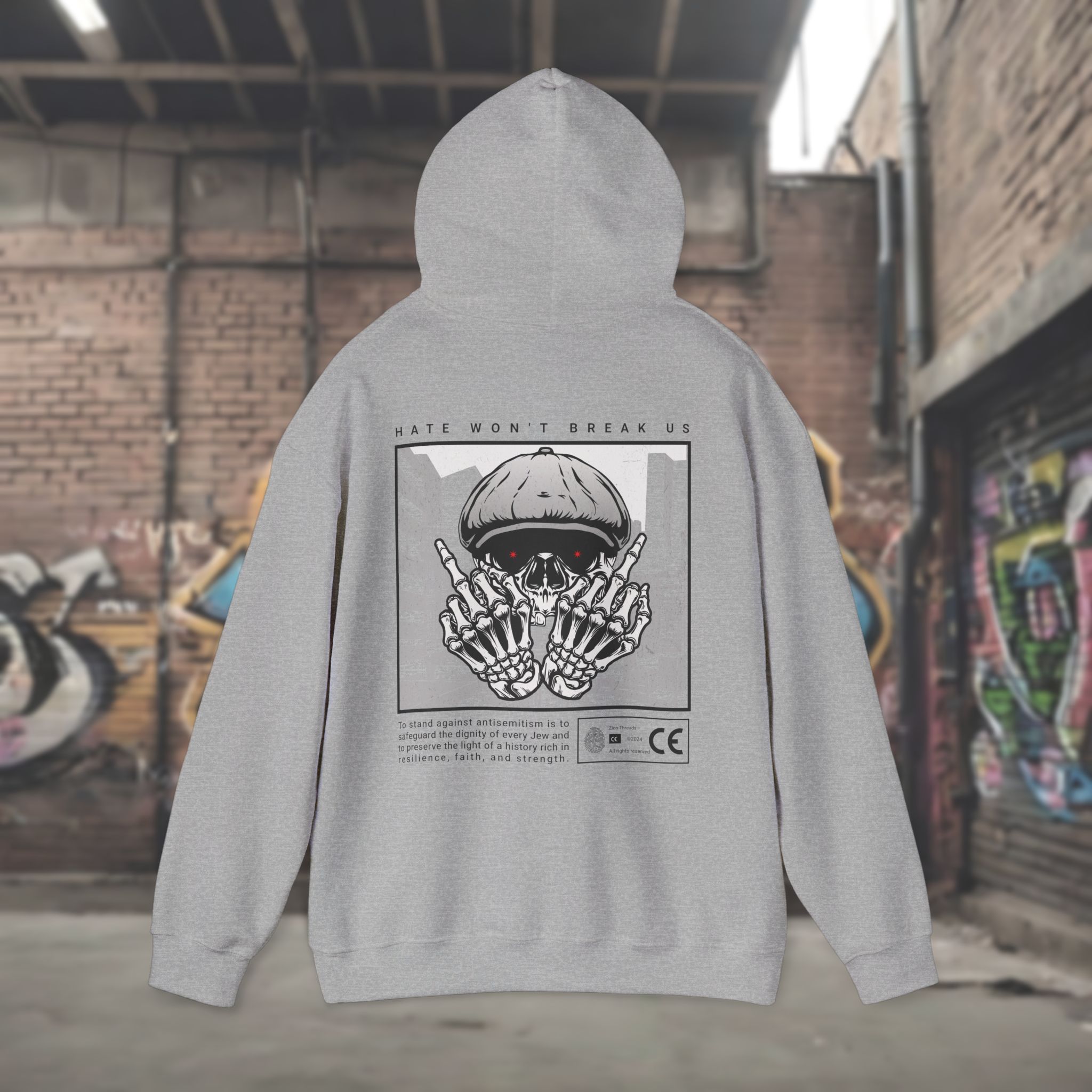 Hate Won't Break Us - Men's Hoodie - Image 15