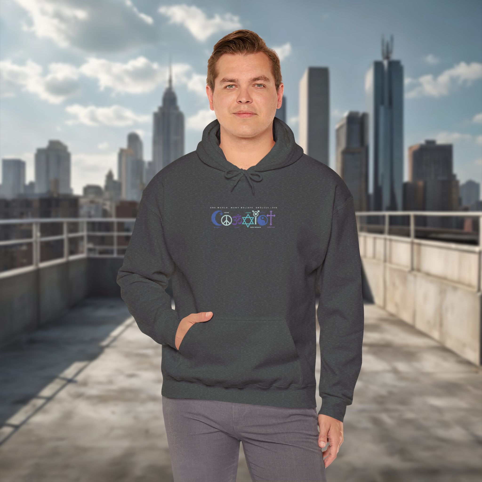 Coexist Hoodie - Unisex Sweatshirt - Image 11