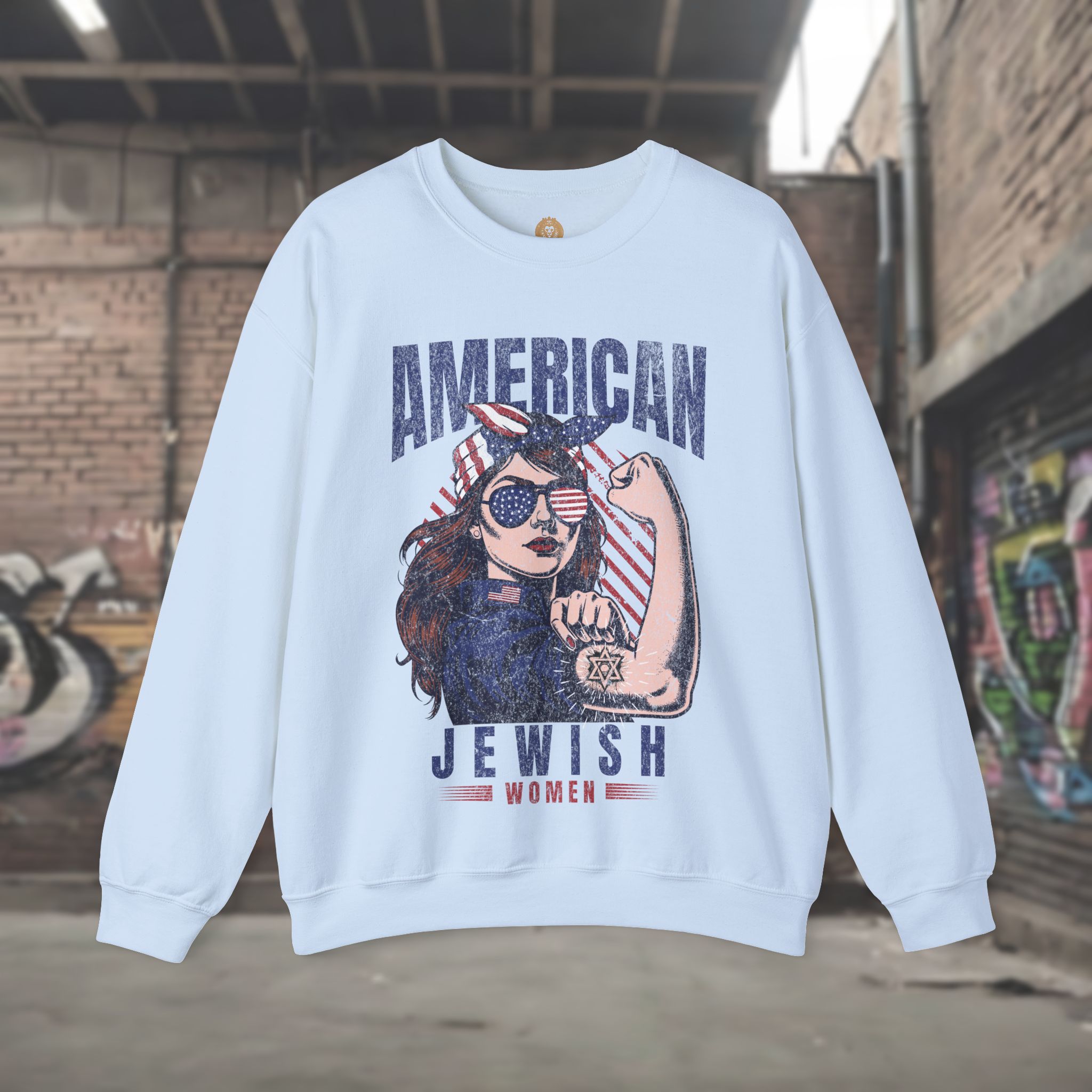 American Jewish Women Sweatshirt for Women - Image 9