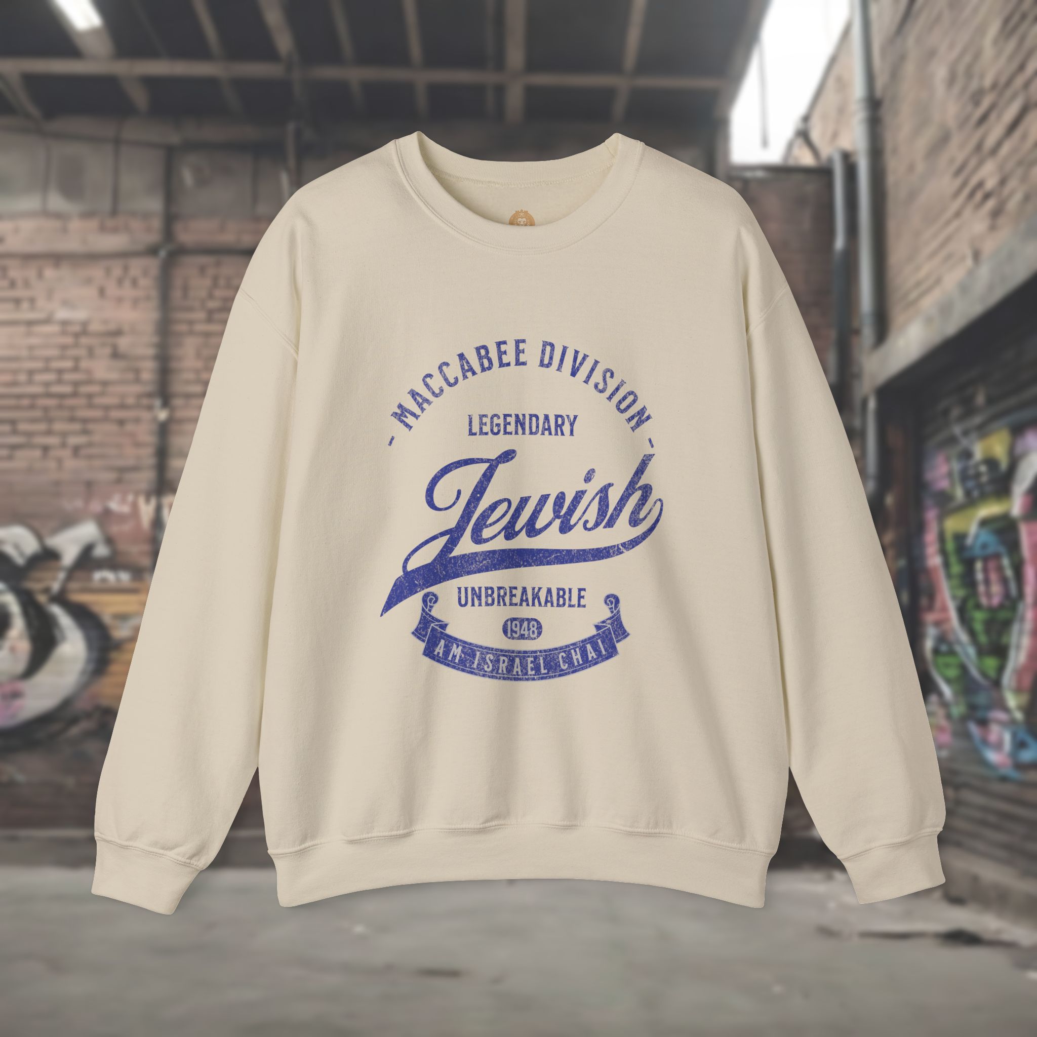 Legendary Jewish Maccabee Division Crewneck Sweatshirt