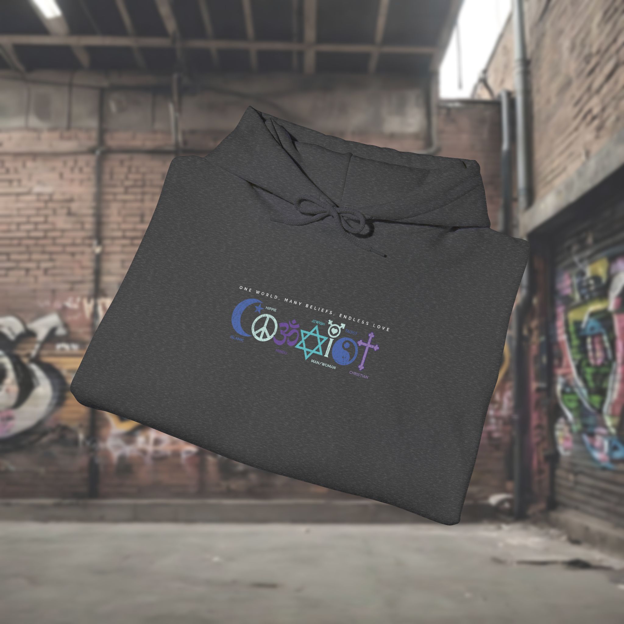 Coexist Hoodie - Unisex Sweatshirt - Image 10