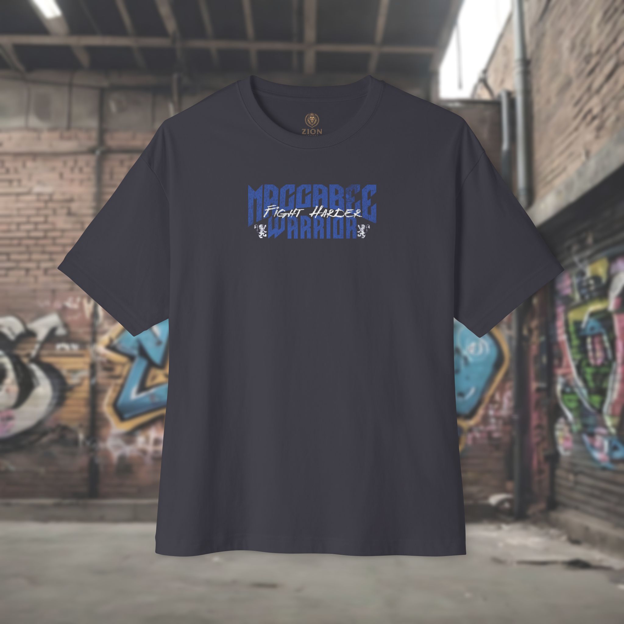 Strength-Inspired Oversized Boxy Tee — Heritage Artwork - Image 7