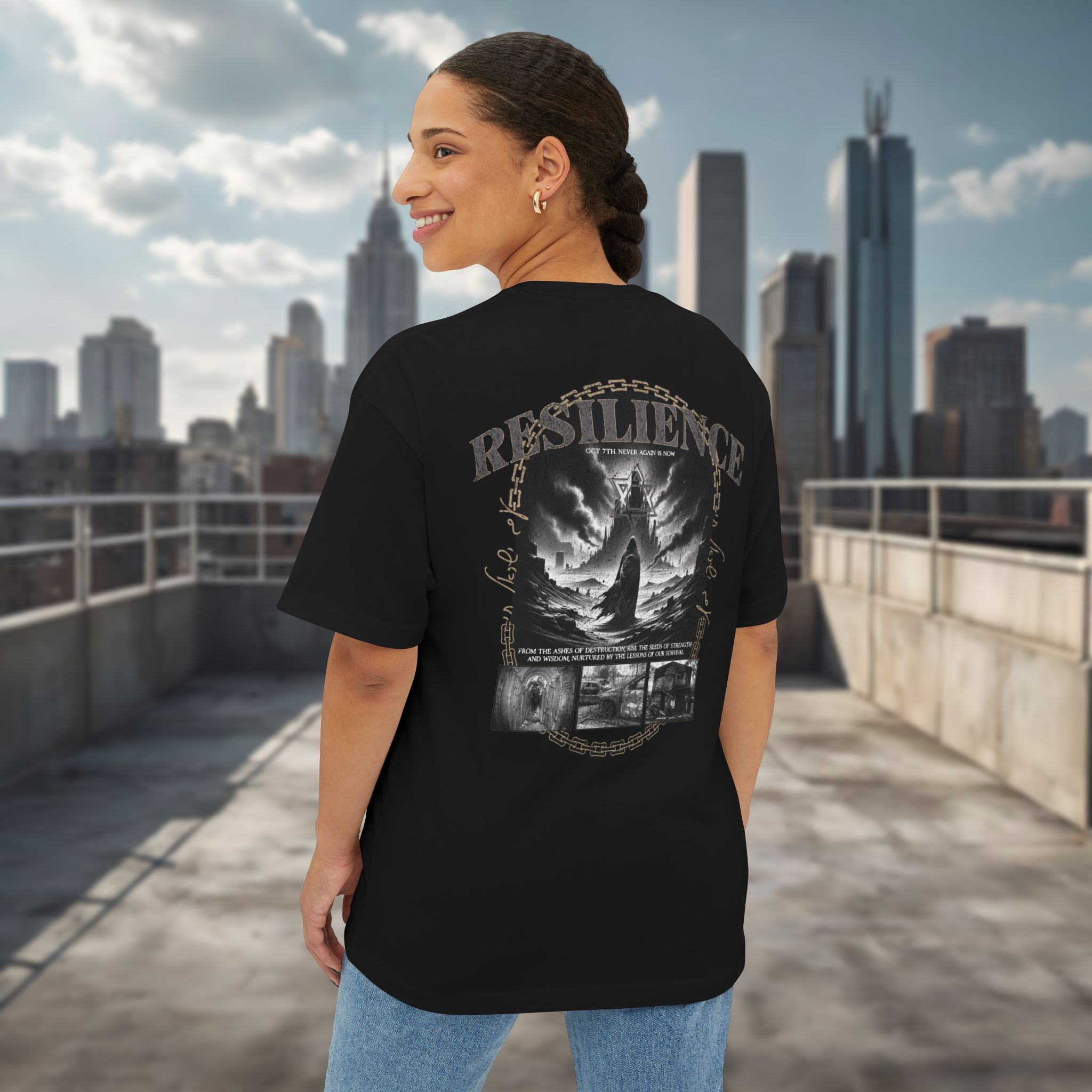 Resilience Oct 7th - Women’s Oversized T-Shirt - Image 2