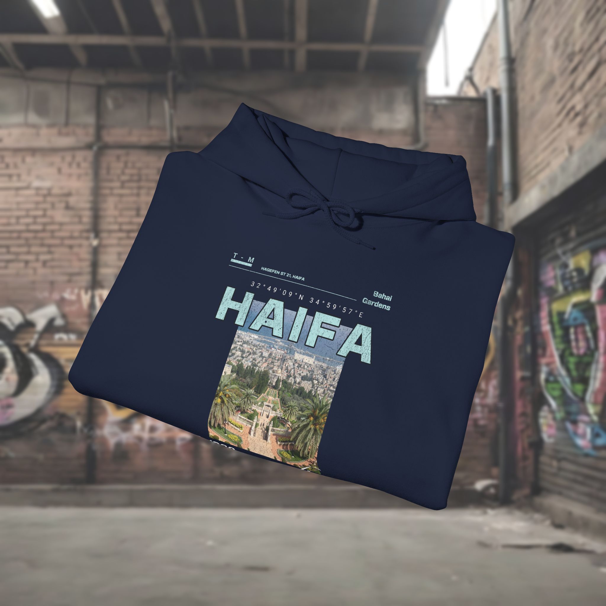 Haifa City Streetwear Hoodie for women - Image 14