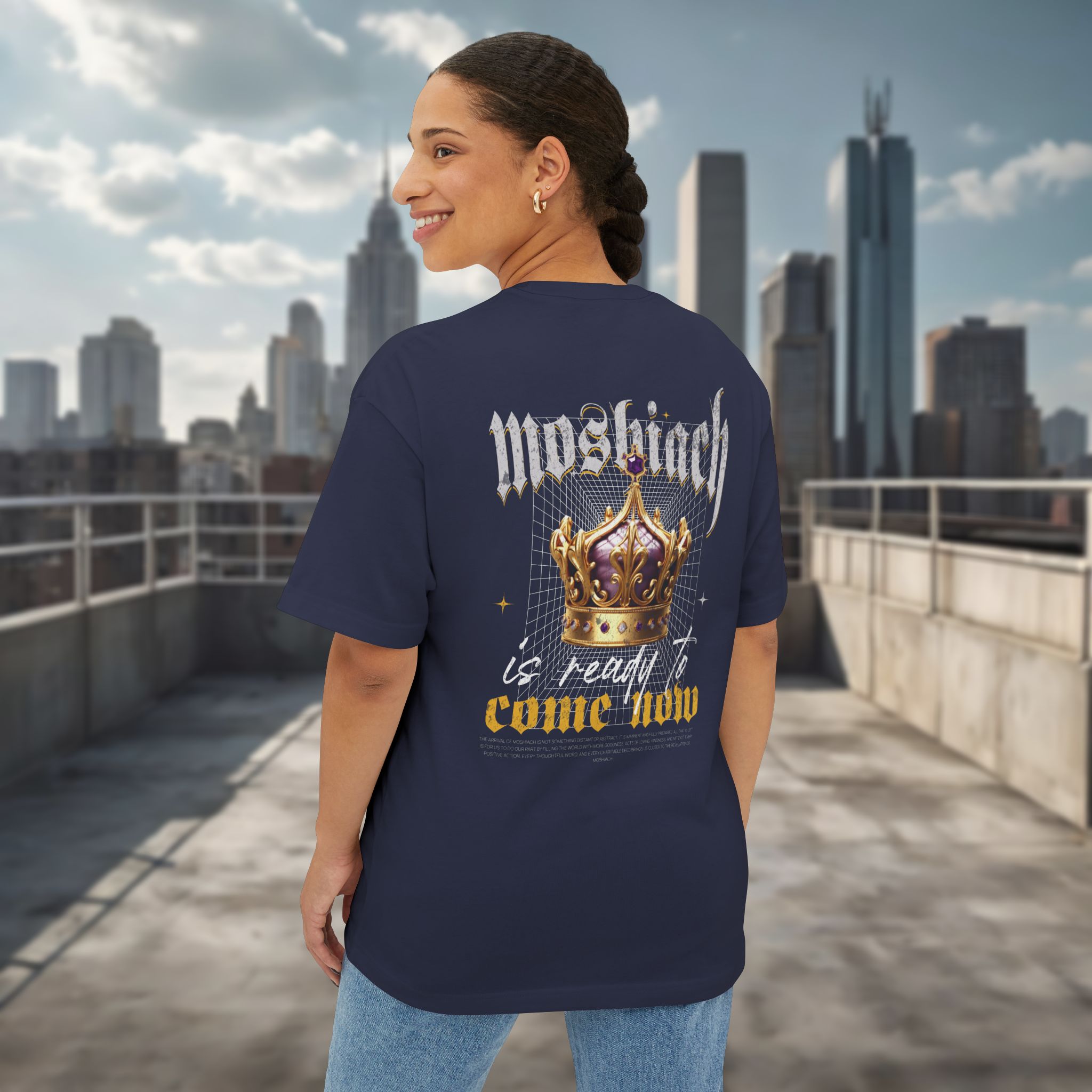 Moshiach Y2K Oversized Tee for women - Image 2