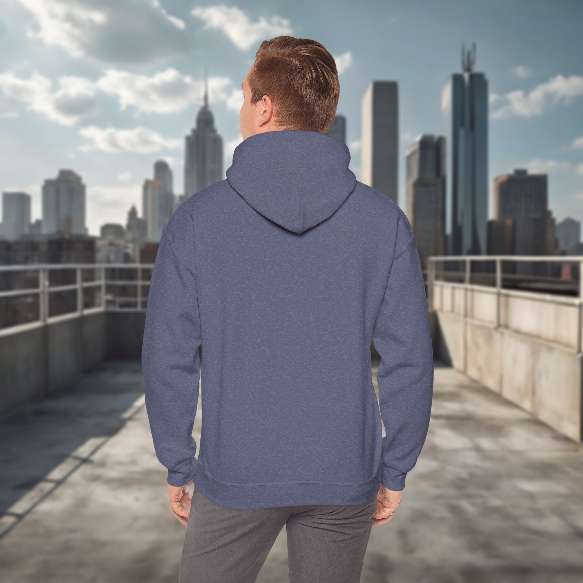 Ahava Love Y2K Gold Heart Design - Hoodie for Men - Image 20