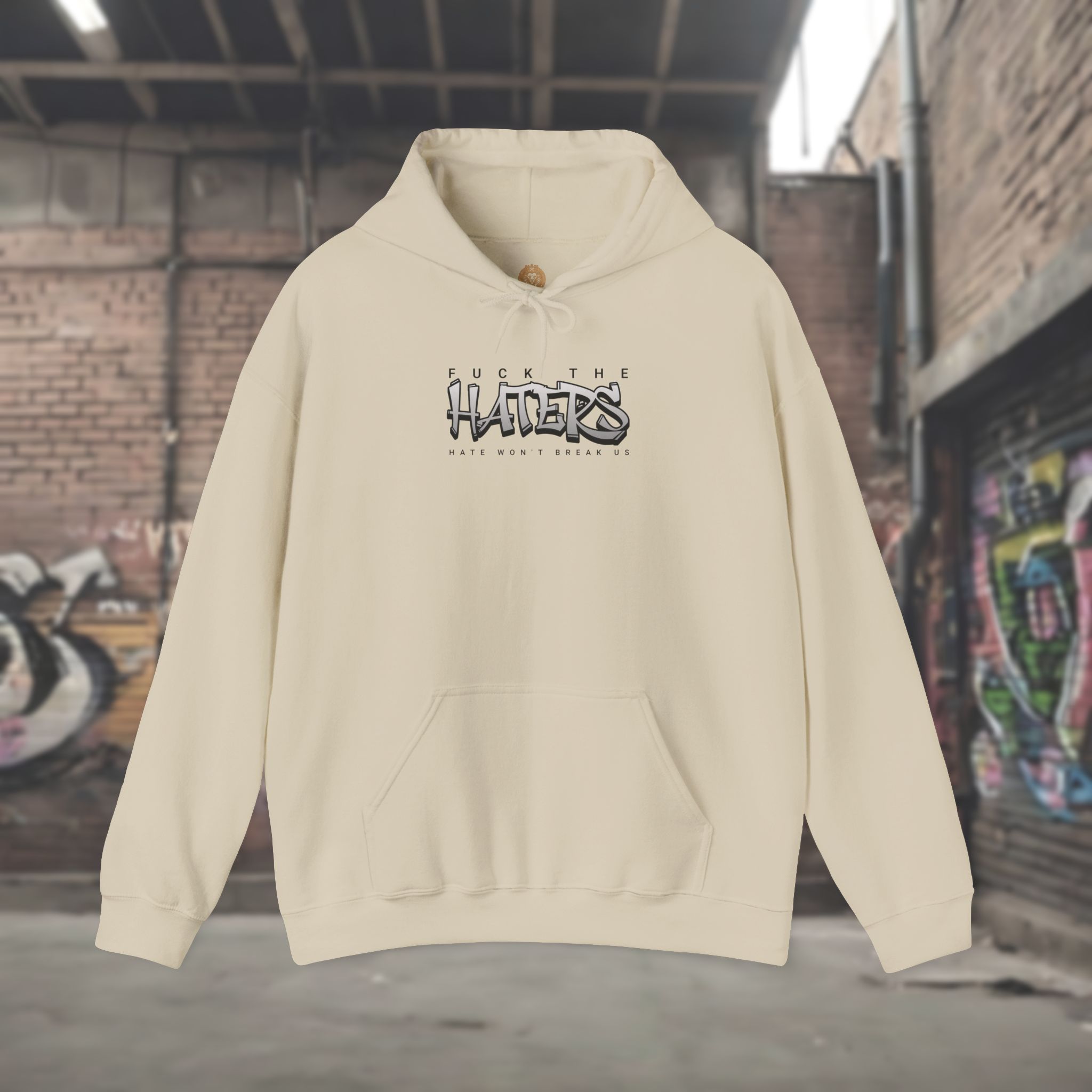 Hate Won't Break Us - Men's Hoodie - Image 7