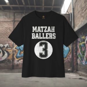 Matzah Ballers Unisex Oversized Boxy Tee