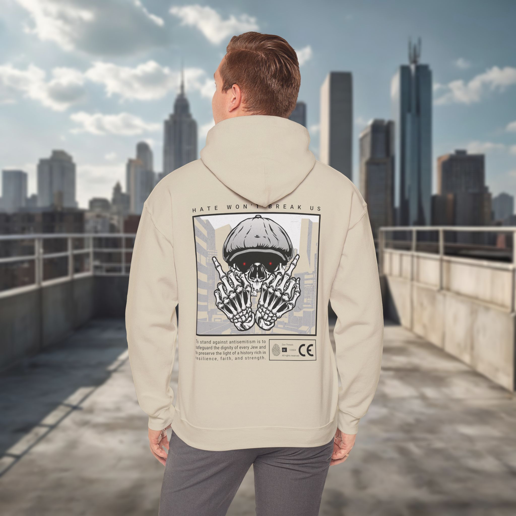 Hate Won't Break Us - Men's Hoodie - Image 12