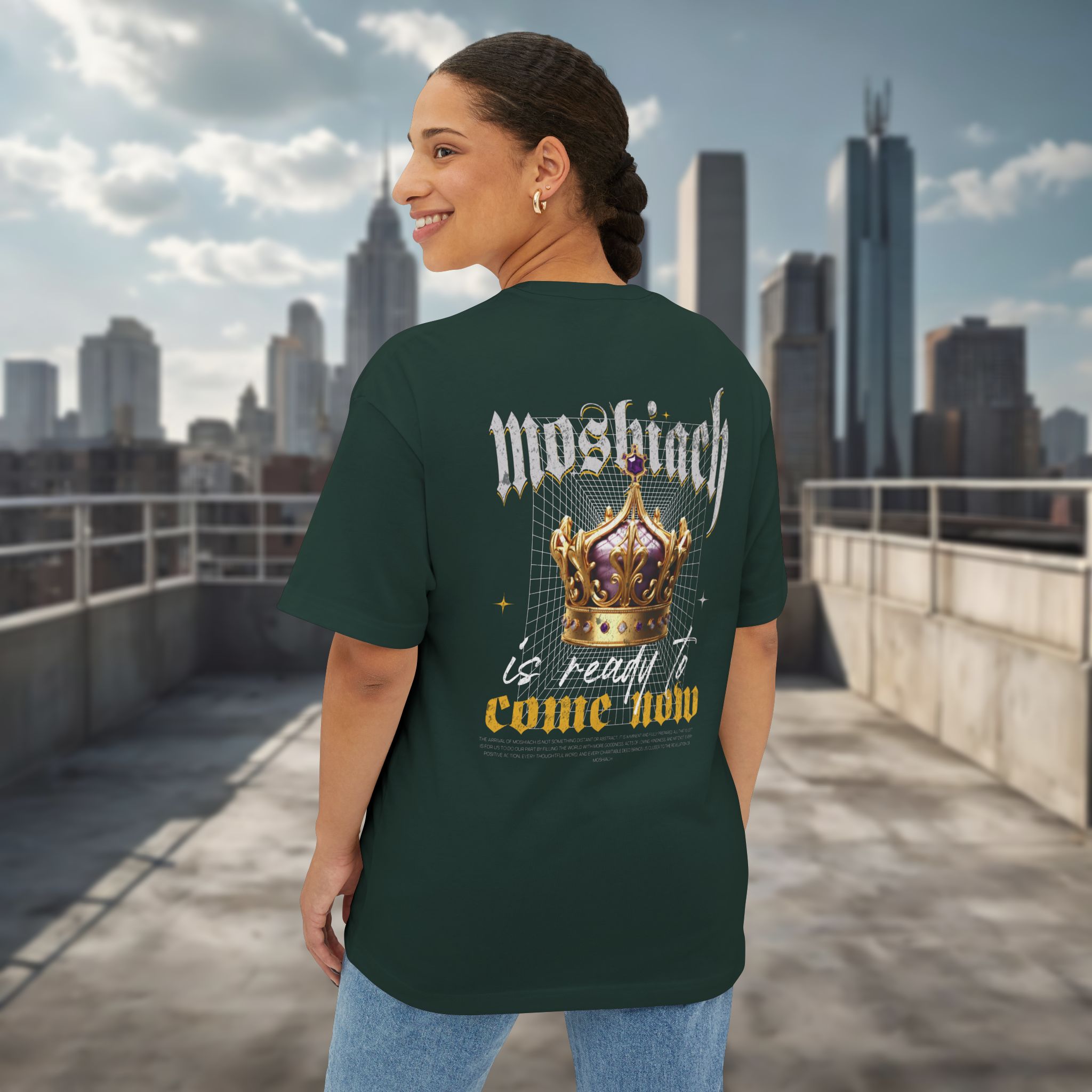 Moshiach Y2K Oversized Tee for women - Image 16