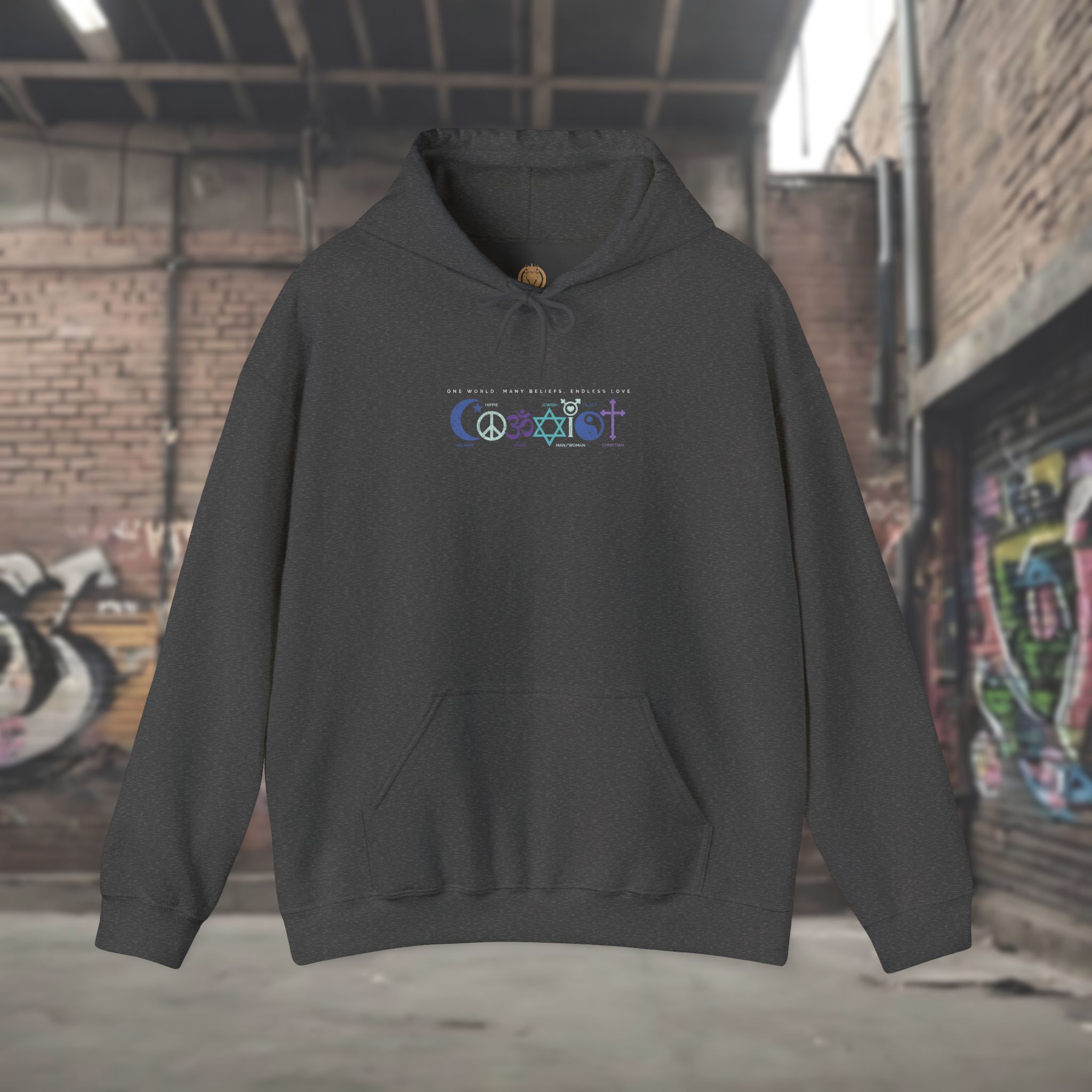 Coexist Hoodie - Unisex Sweatshirt - Image 7