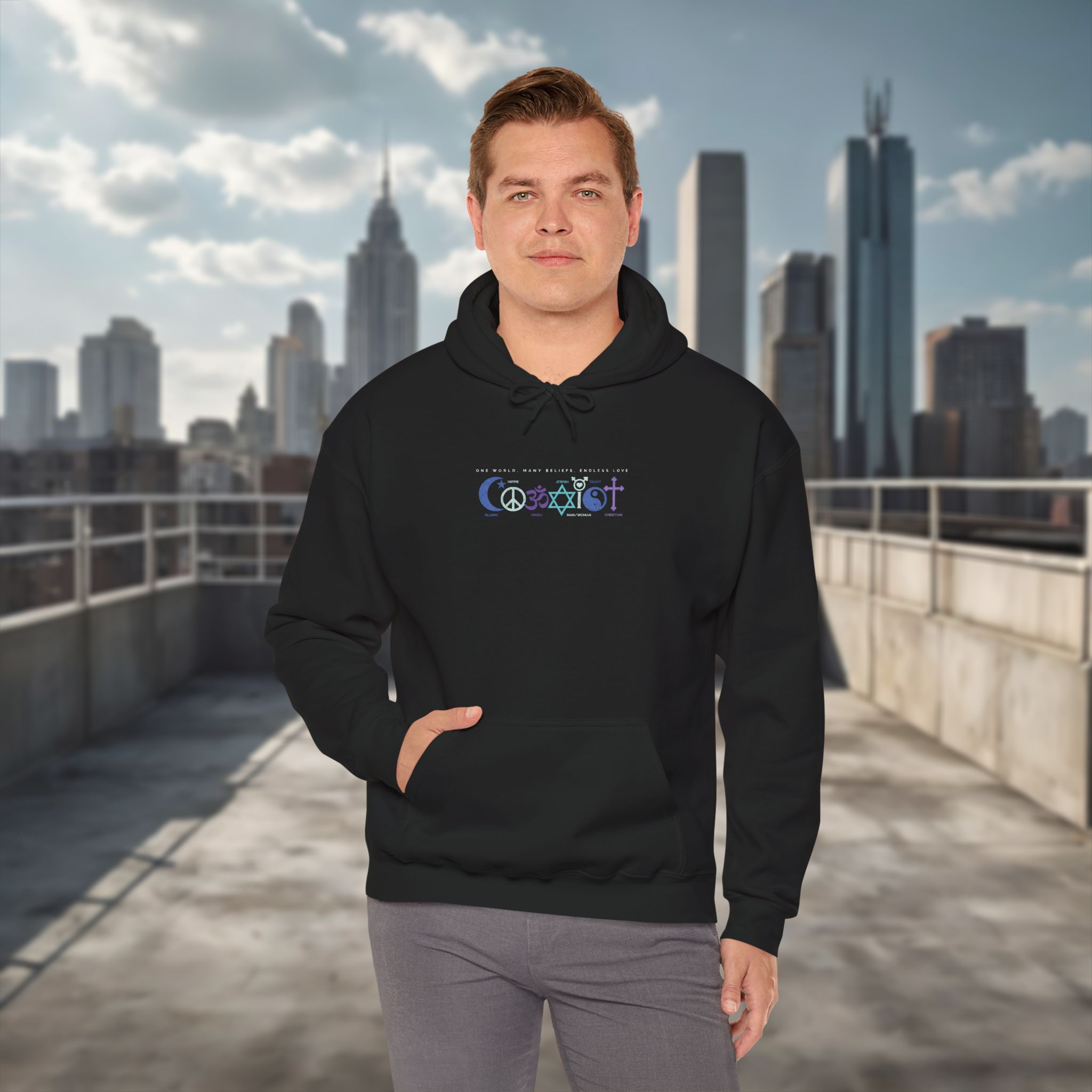 Coexist Hoodie - Unisex Sweatshirt - Image 6