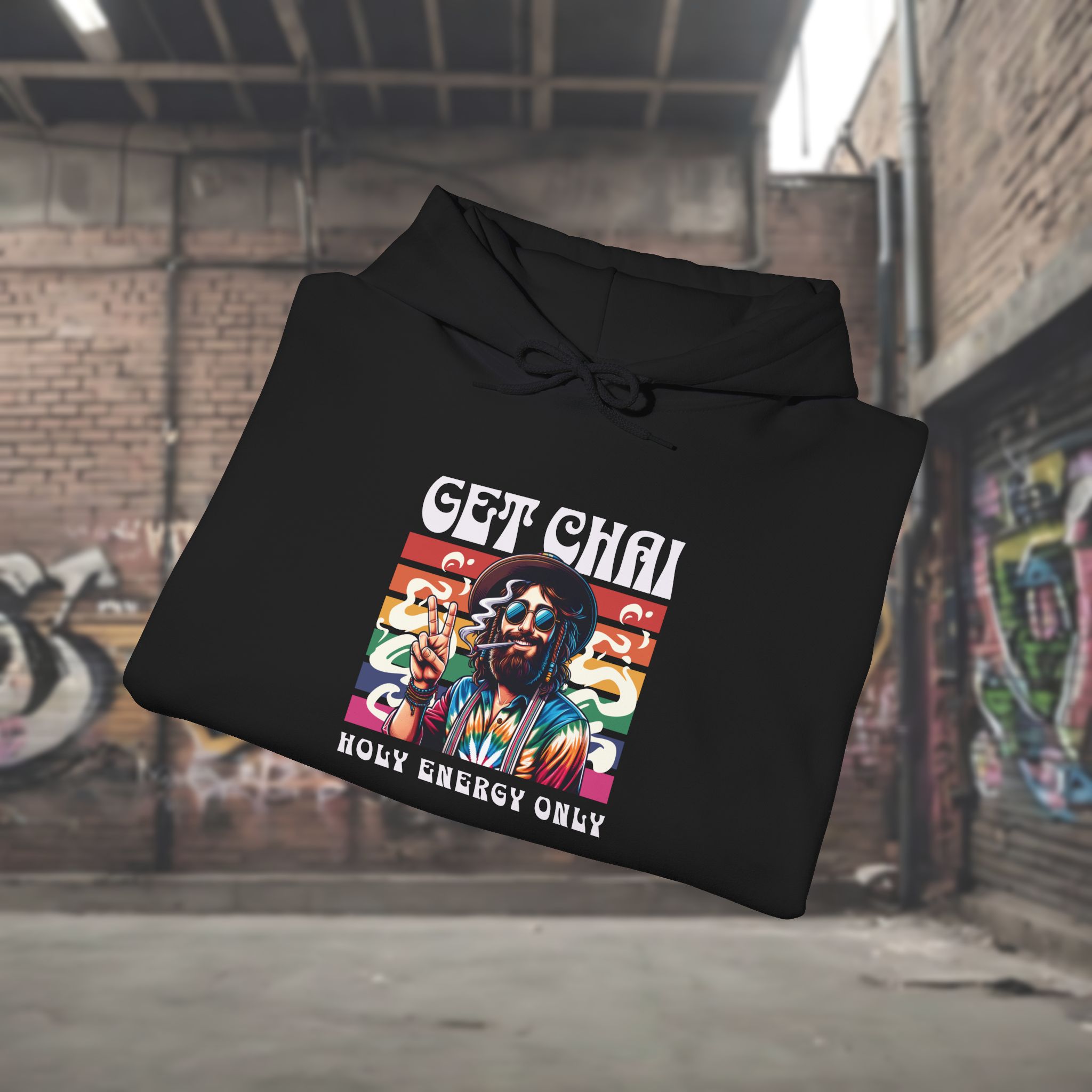 Get Chai Unisex Heavy Blend™ Hooded Sweatshirt - Image 3