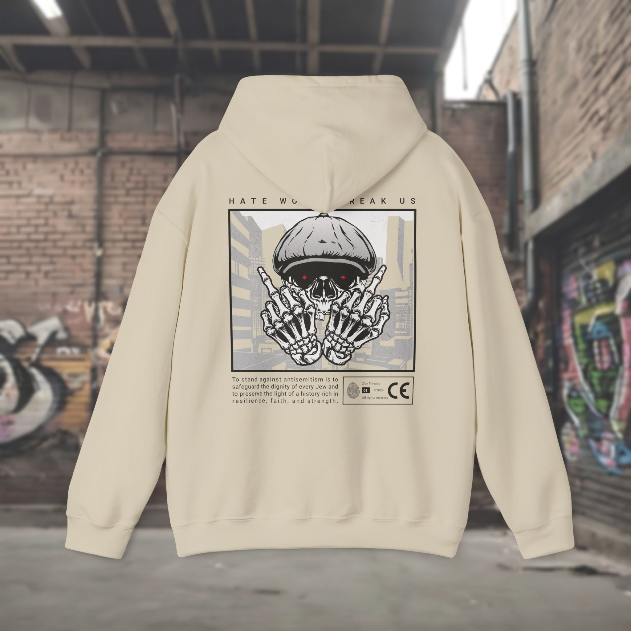 Hate Won't Break Us - Men's Hoodie - Image 8