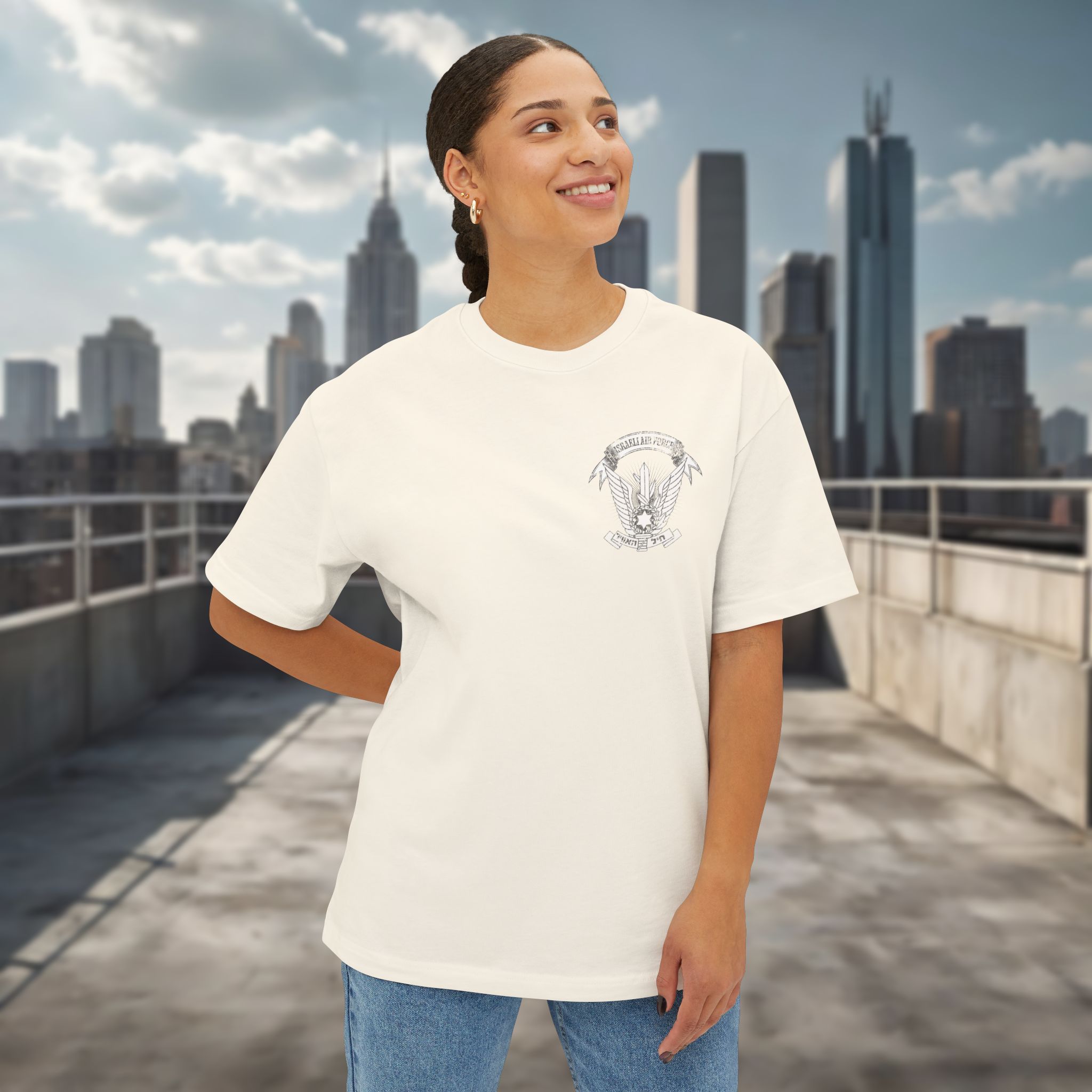 Israeli Air Forces Oversized T-Shirt for Men - Image 15