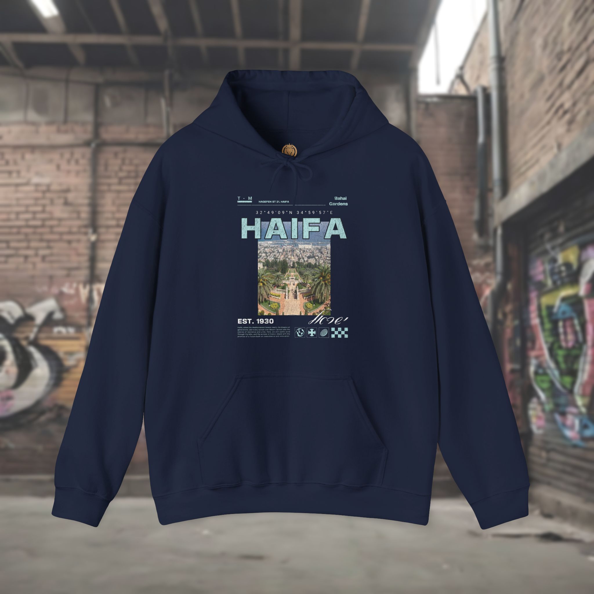 Haifa City Streetwear Hoodie for women - Image 11