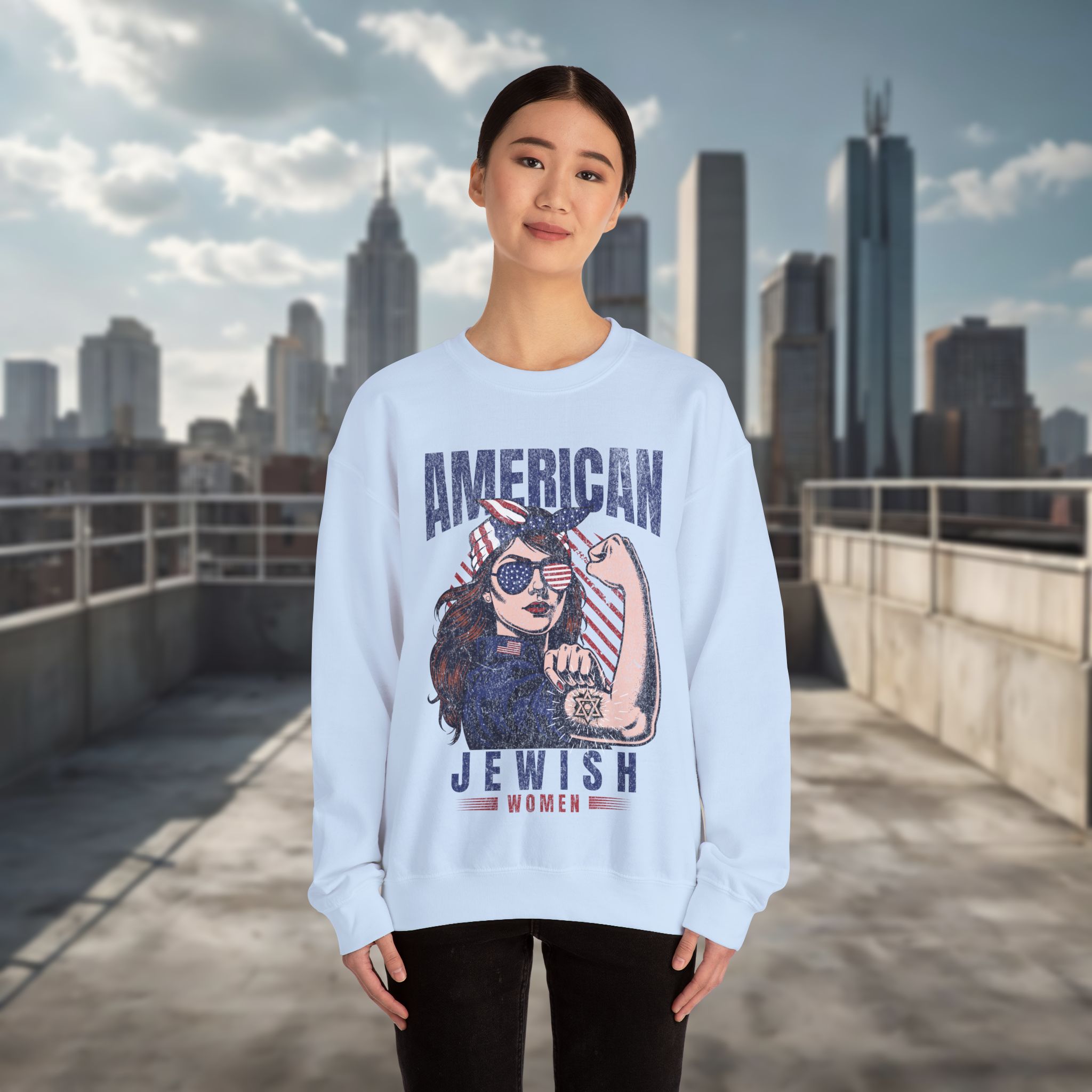 American Jewish Women Sweatshirt for Women - Image 12