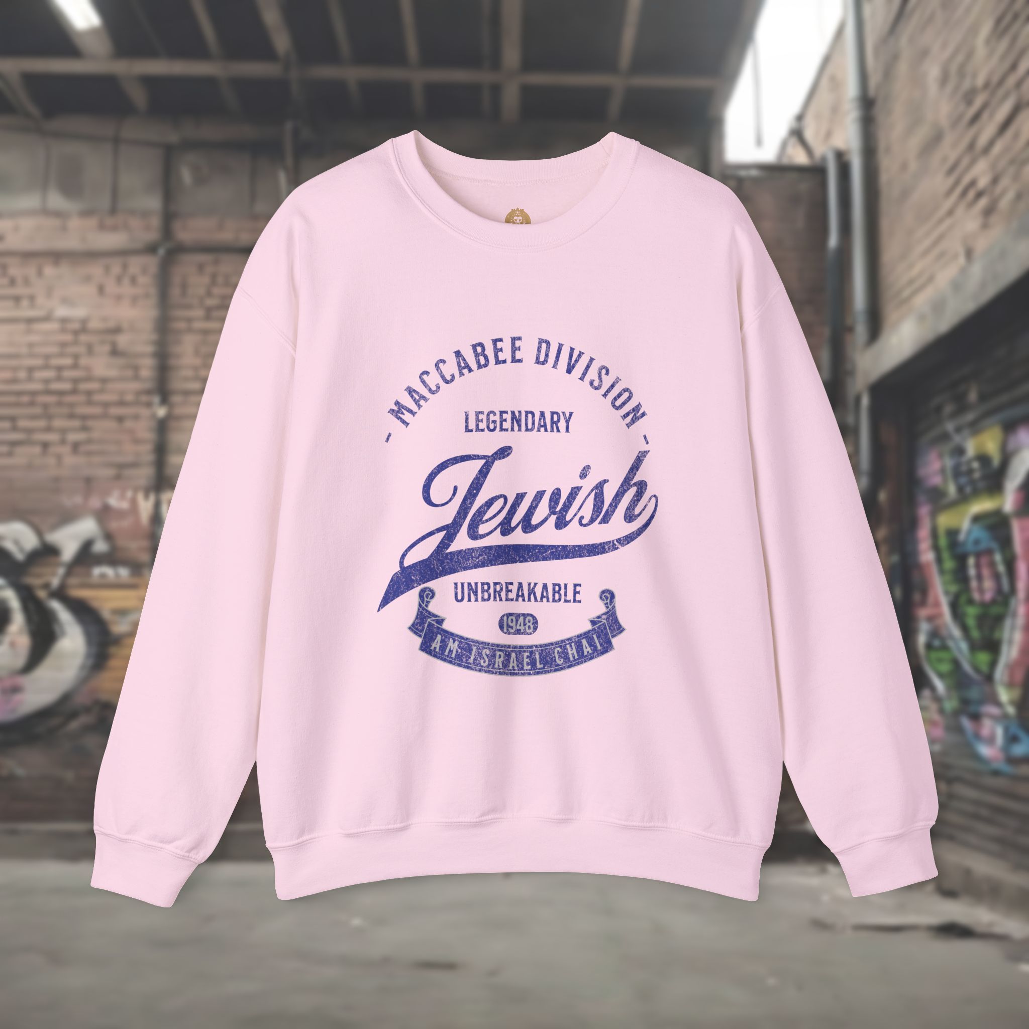 Legendary Jewish Maccabee Division Crewneck Sweatshirt - Image 19