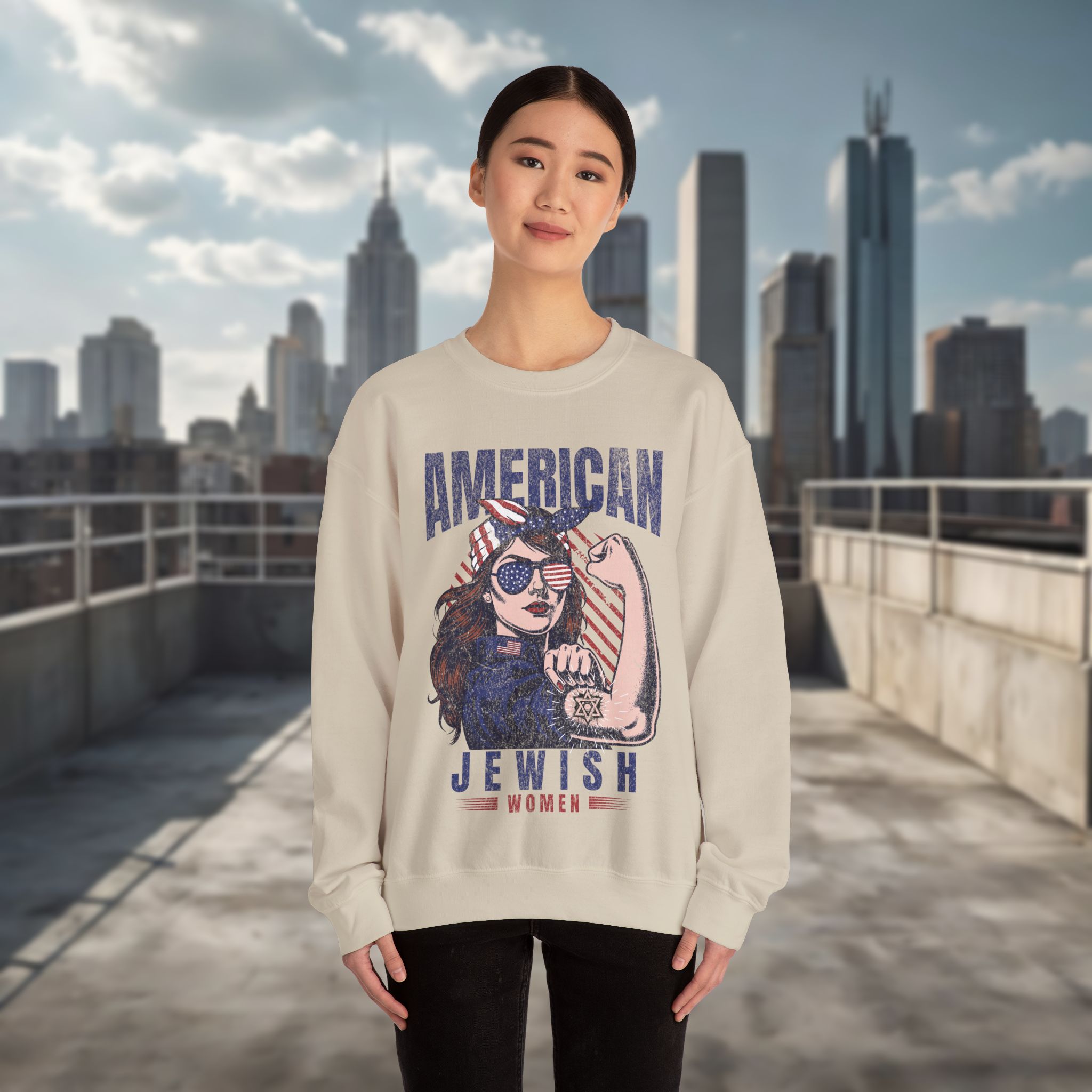 American Jewish Women Sweatshirt for Women - Image 8