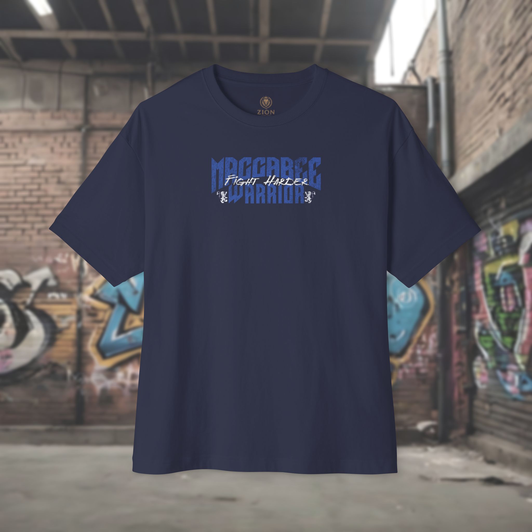 Strength-Inspired Oversized Boxy Tee — Heritage Artwork - Image 13