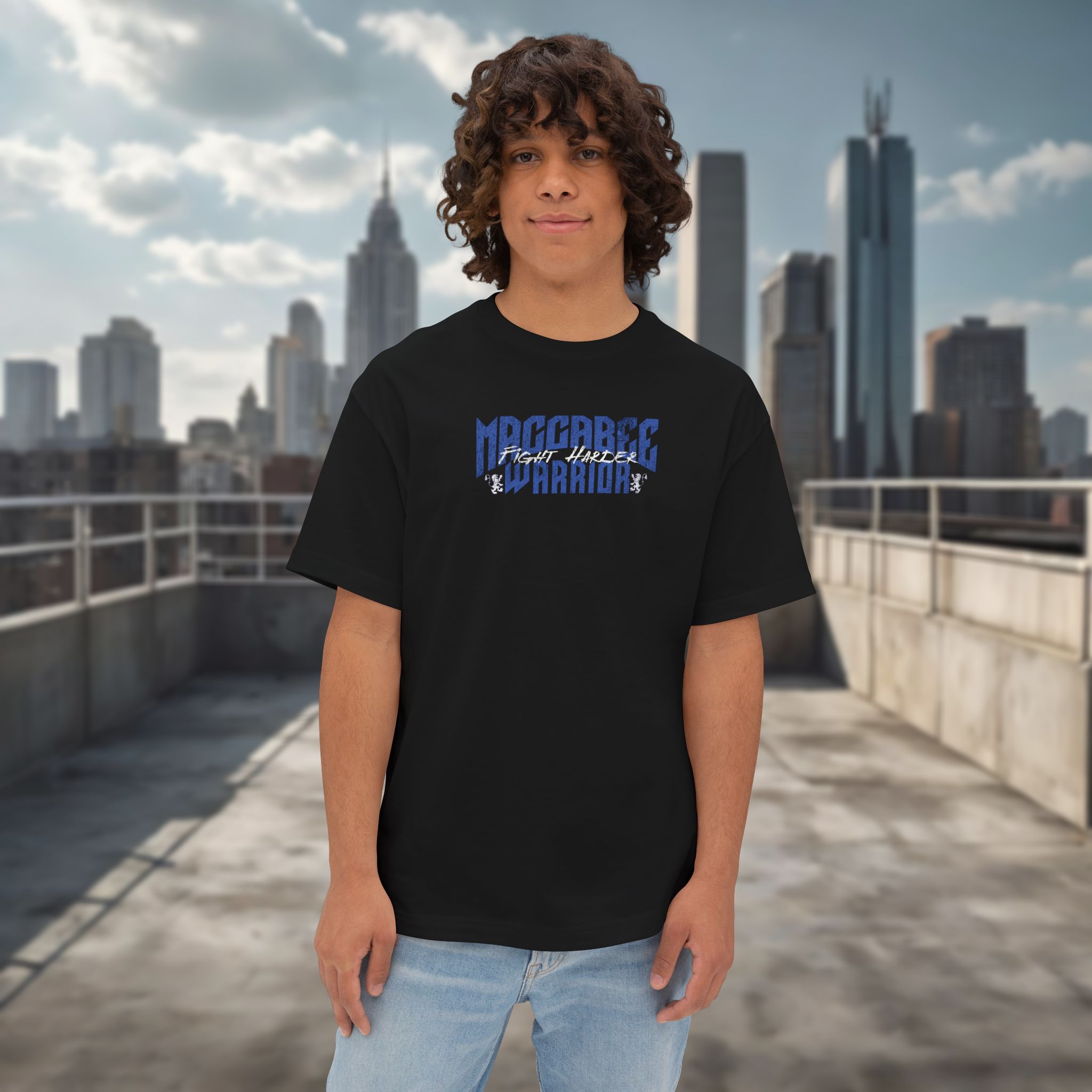 Strength-Inspired Oversized Boxy Tee — Heritage Artwork - Image 6