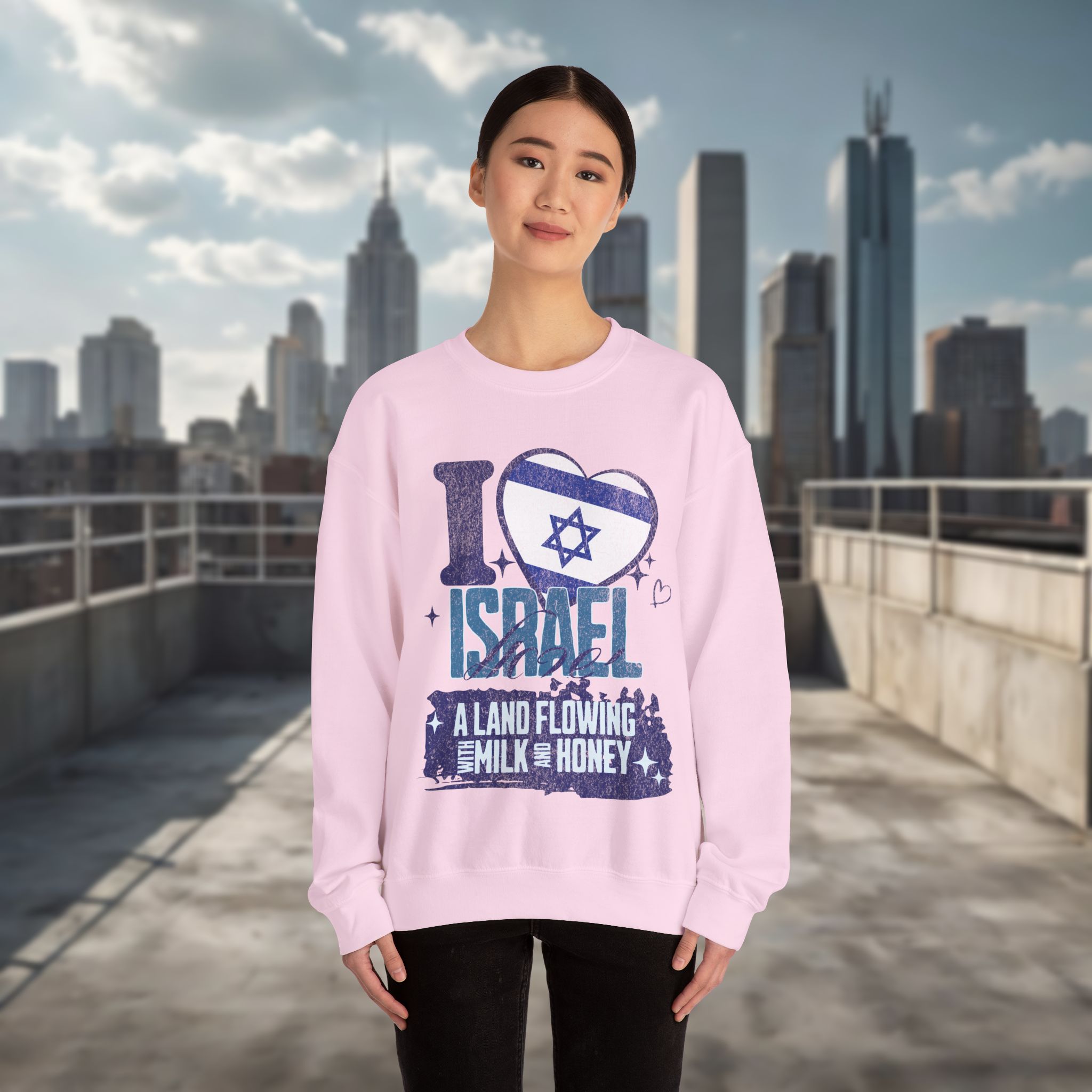 Israel Land Flowing with Milk and Honey Sweatshirt - Image 12