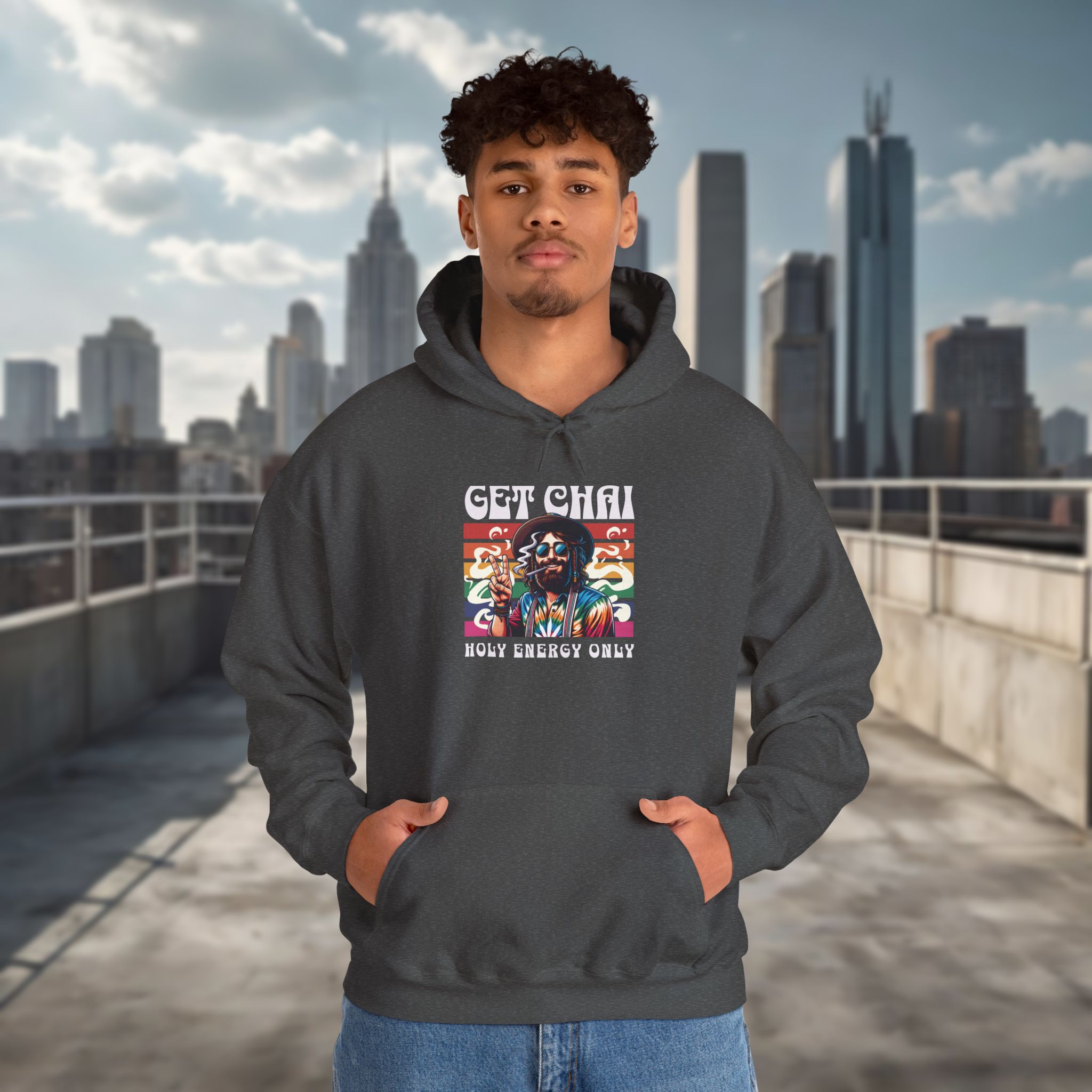 Get Chai Unisex Heavy Blend™ Hooded Sweatshirt - Image 10