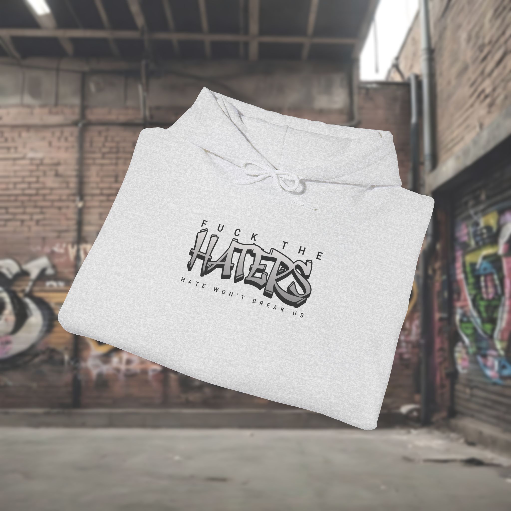 Hate Won't Break Us - Men's Hoodie - Image 5