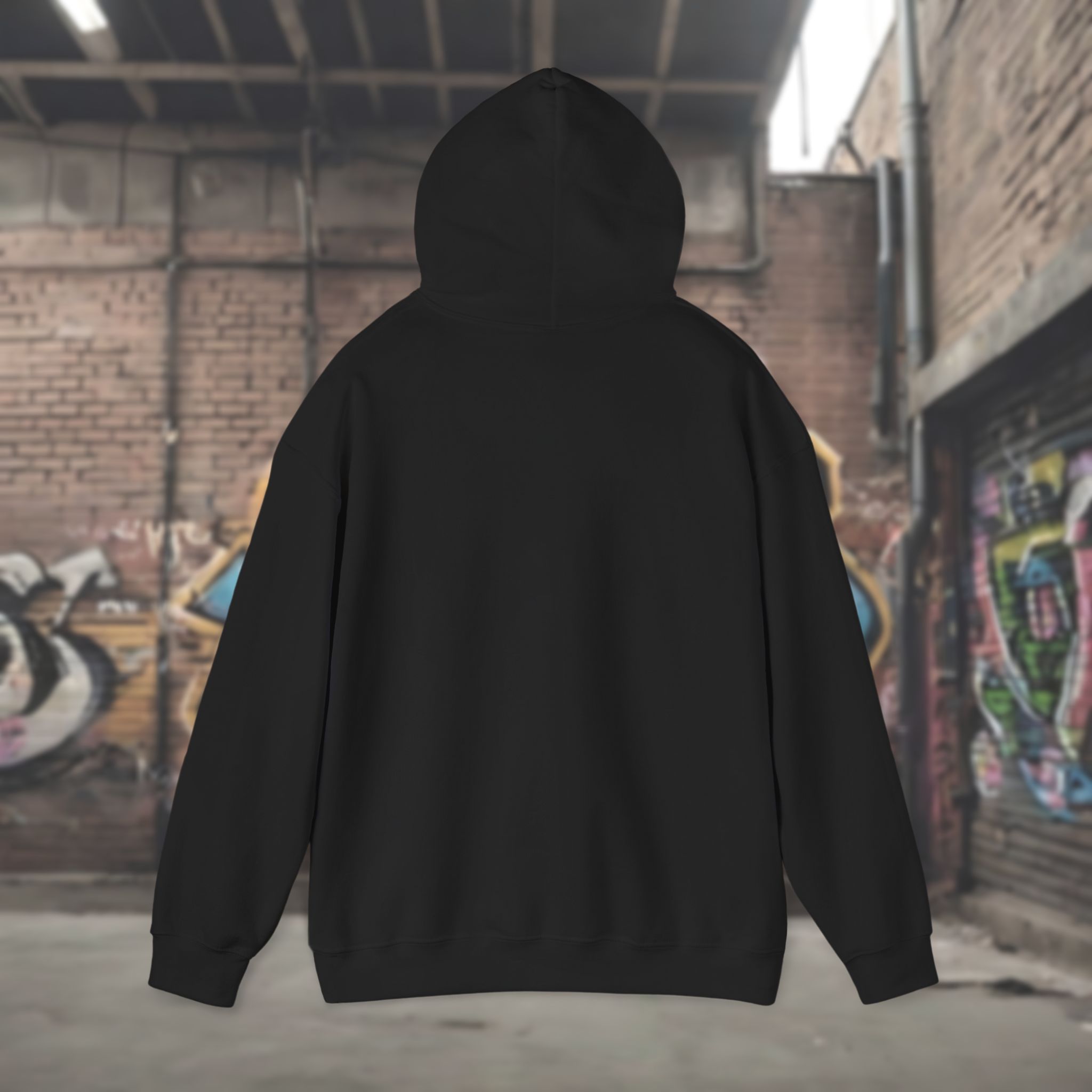 Lion of Zion and Israel Flag Design Hoodie for Men - Image 4