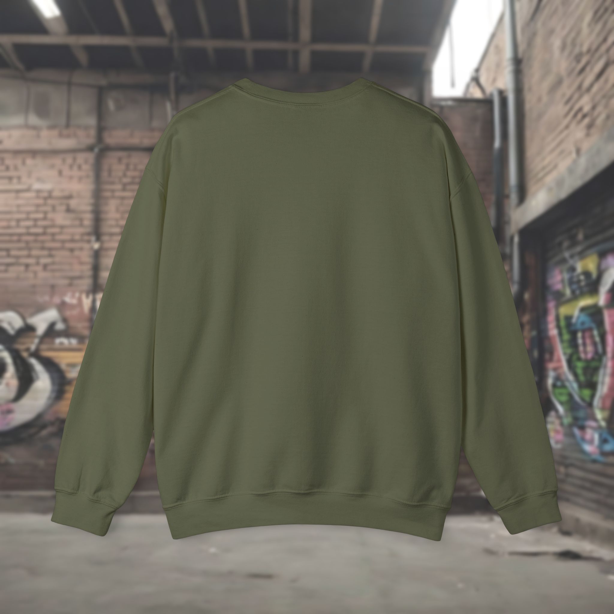 Crewneck Sweatshirt — "We Will Not Fall" Patriotic IDF Graphic - Image 7