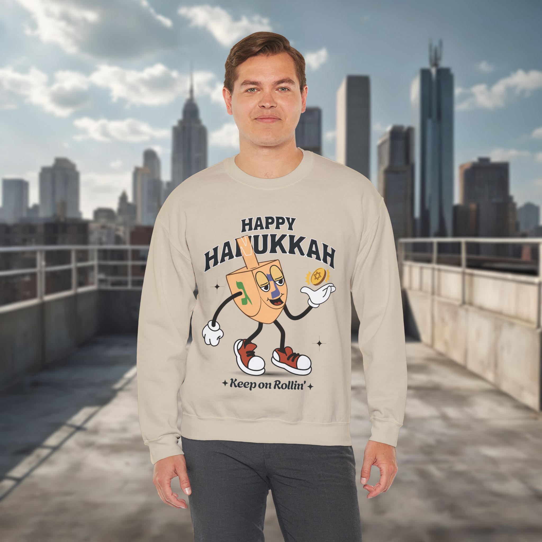 Happy Hanukkah Sweatshirt for Women - Image 10