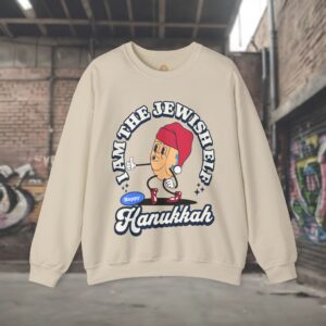 Hanukkah Jewish Elf Sweatshirt for Women
