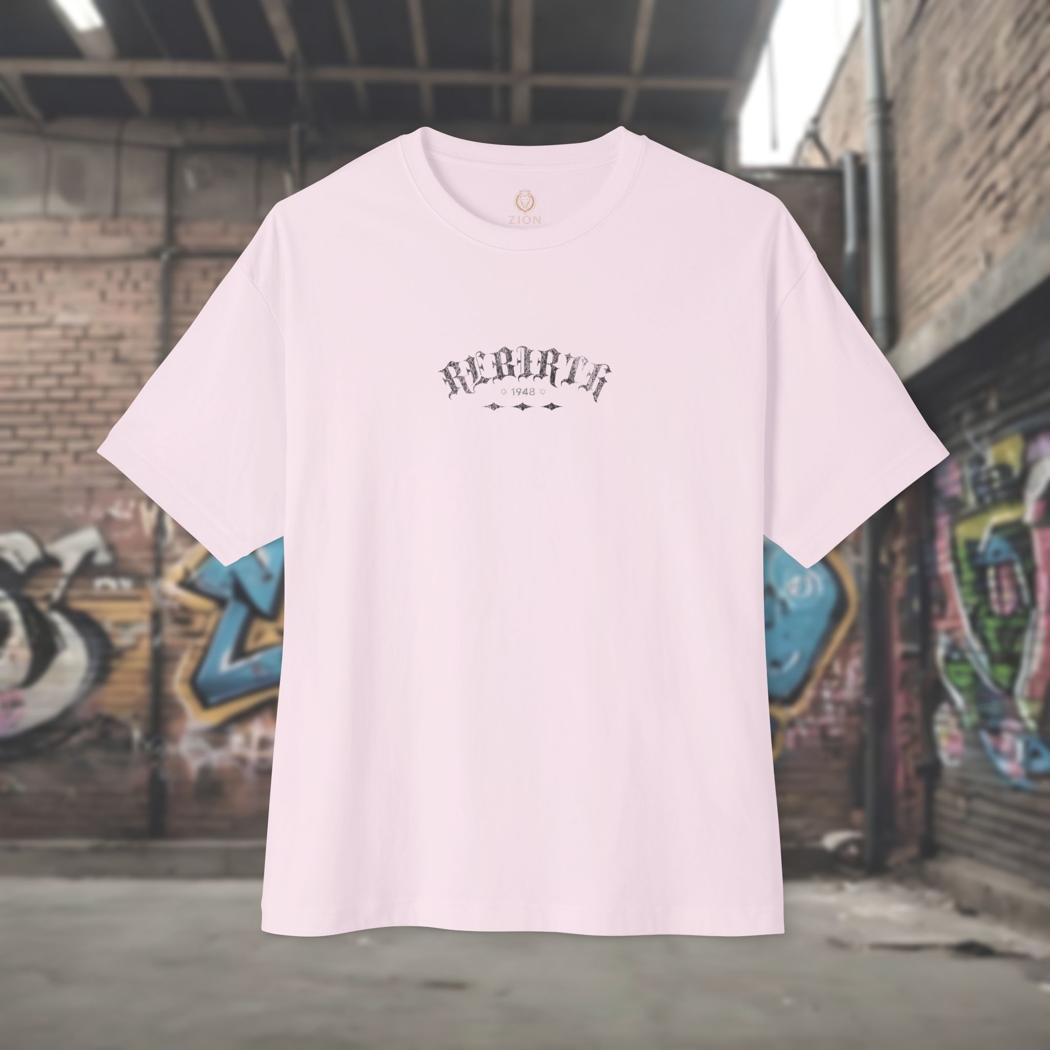 Rebirth of Israel 1948 - Urban Jewish Oversized Tee for Women - Image 5