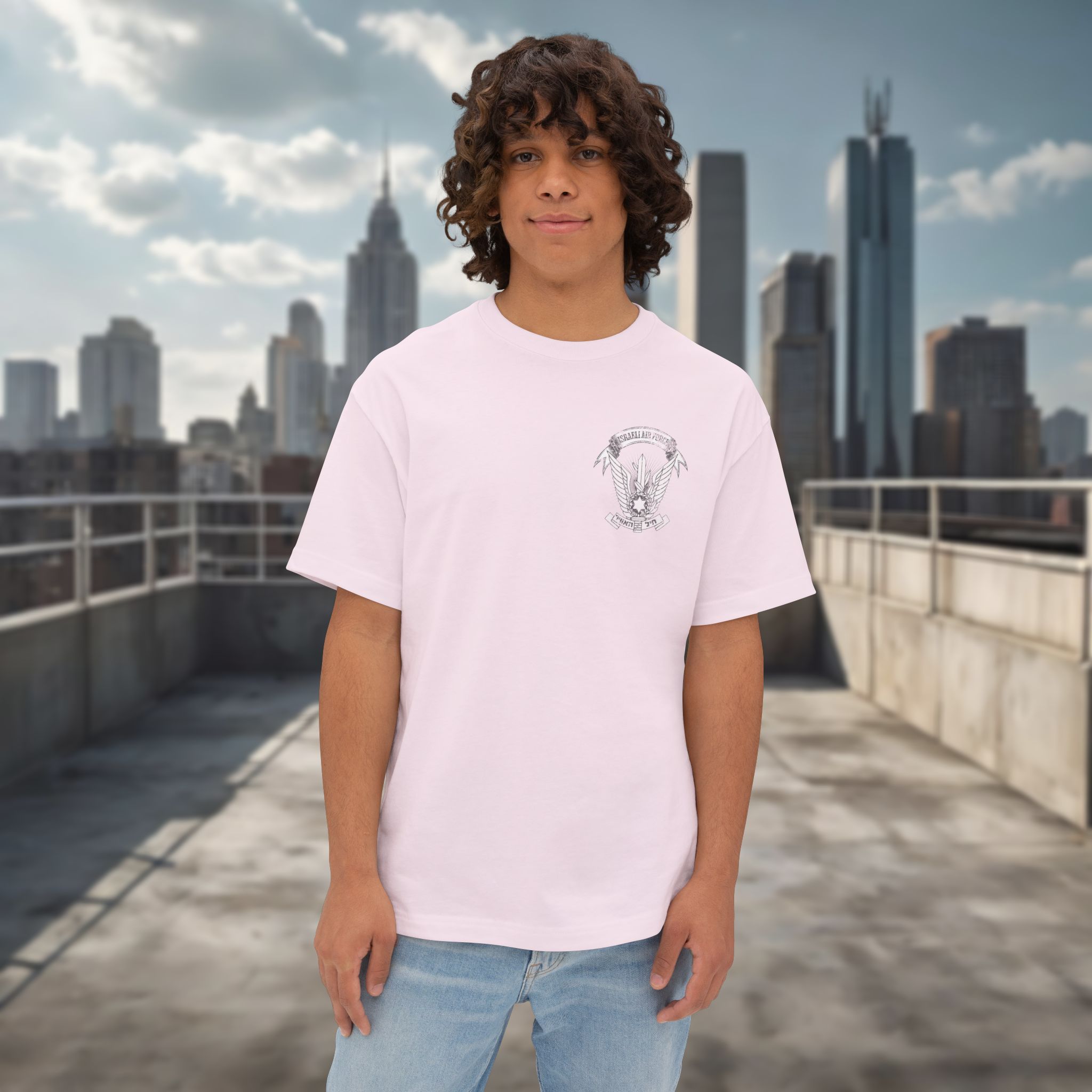 Israeli Air Forces Oversized T-Shirt for Men - Image 11
