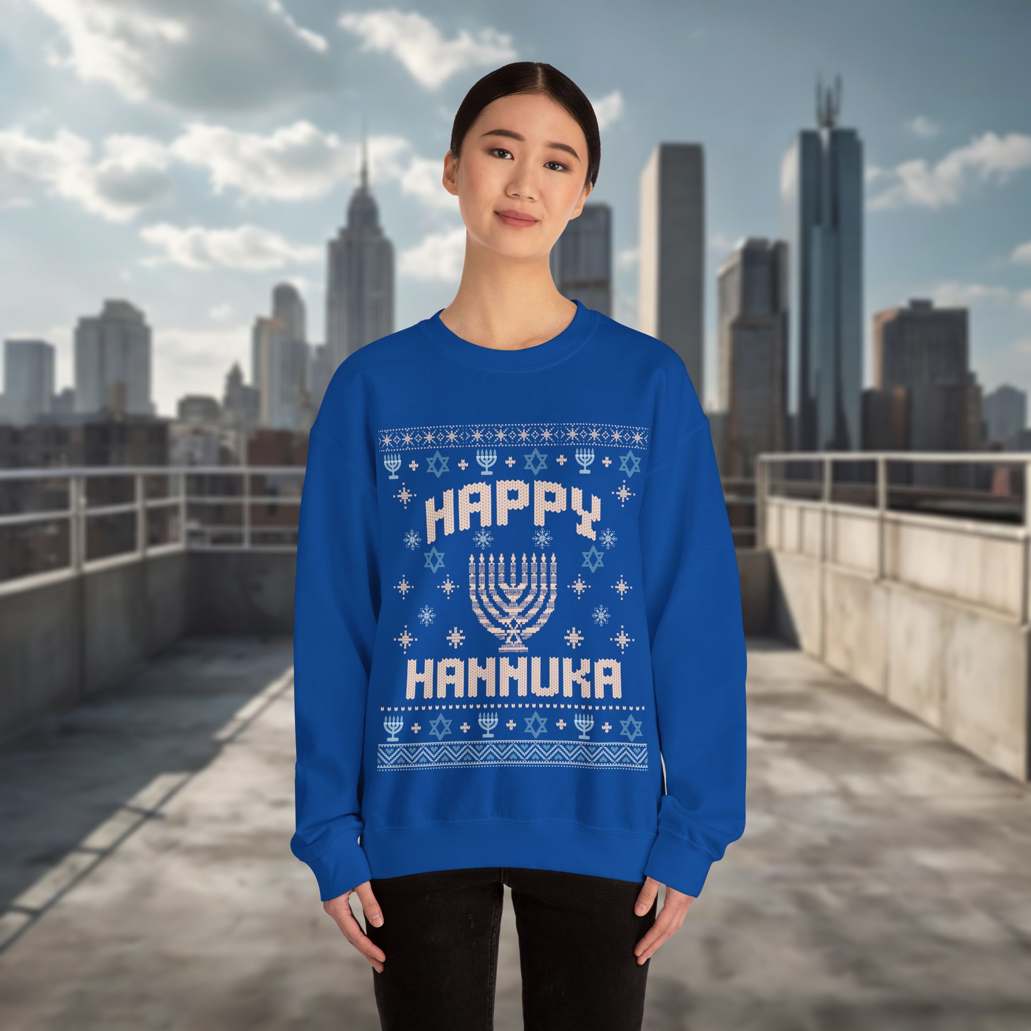 Hanukkah Ugly Sweatshirt for women - Image 2
