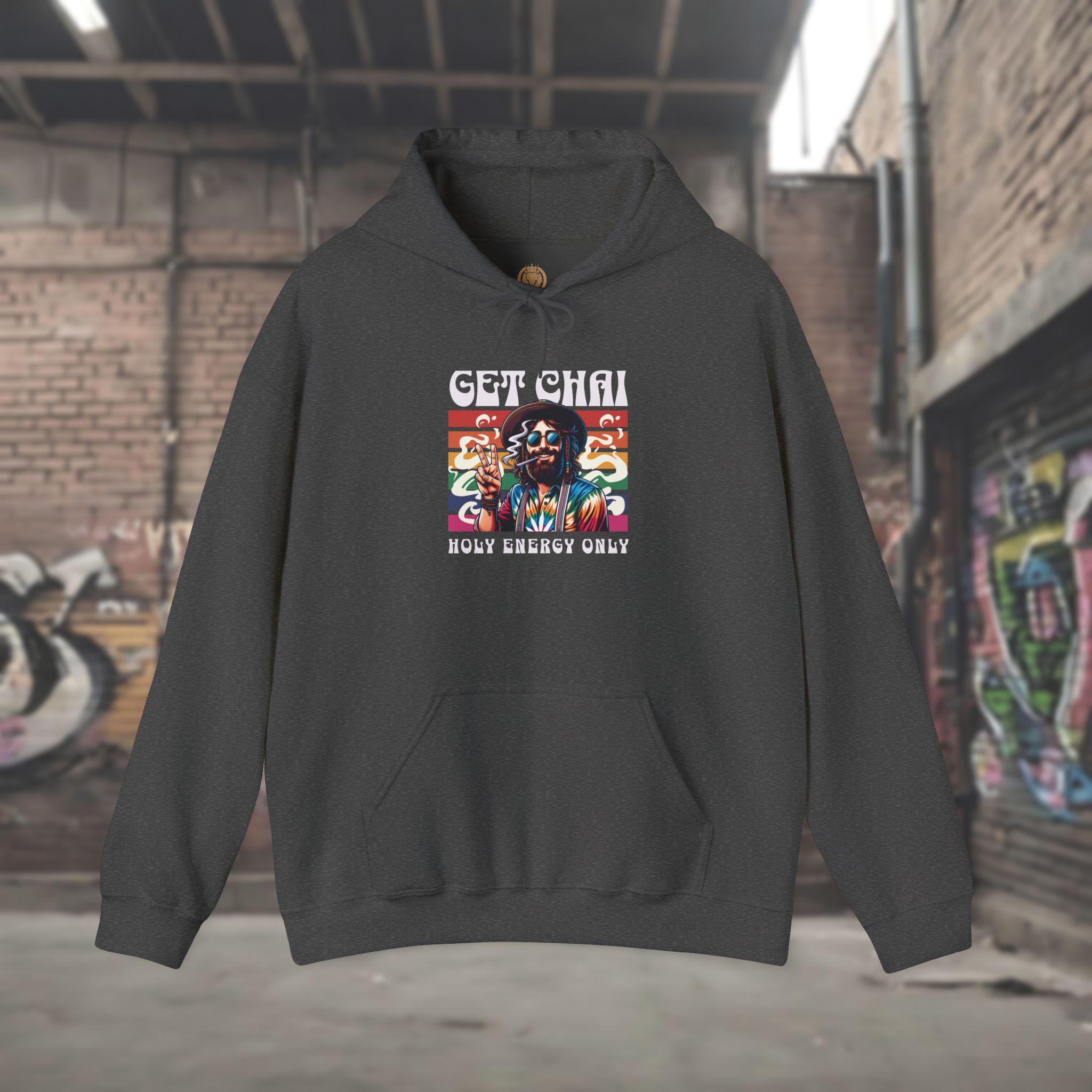 Get Chai Unisex Heavy Blend™ Hooded Sweatshirt - Image 7