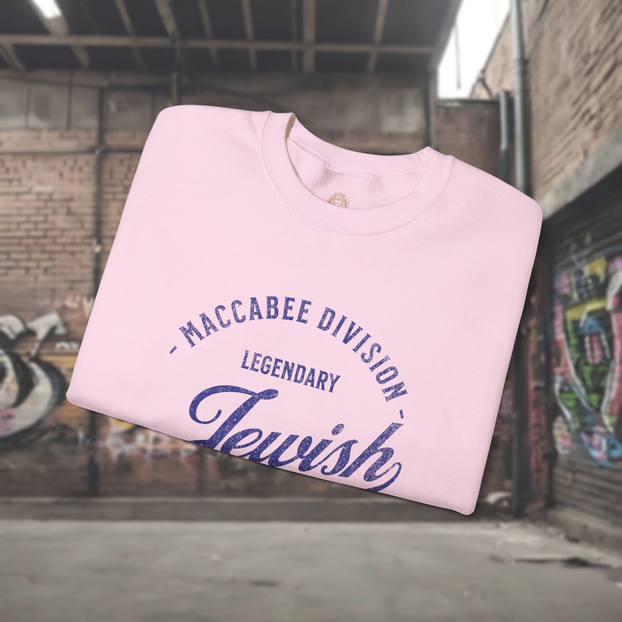 Legendary Jewish Maccabee Division Crewneck Sweatshirt - Image 21