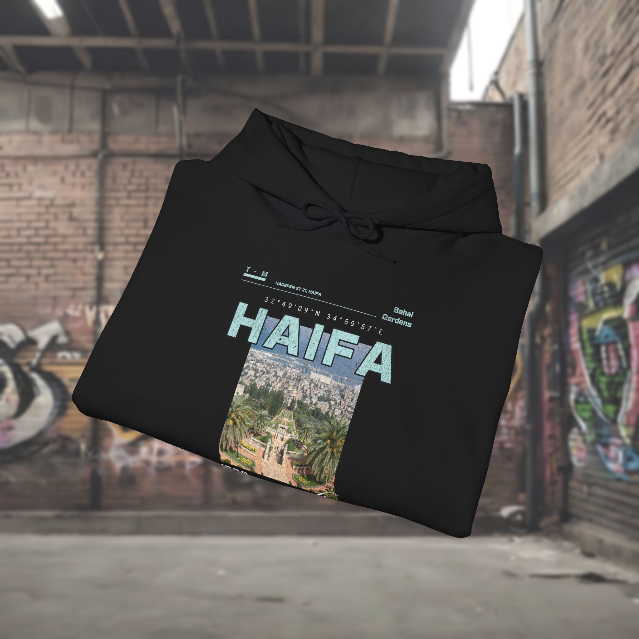Haifa City Streetwear Hoodie for women - Image 5
