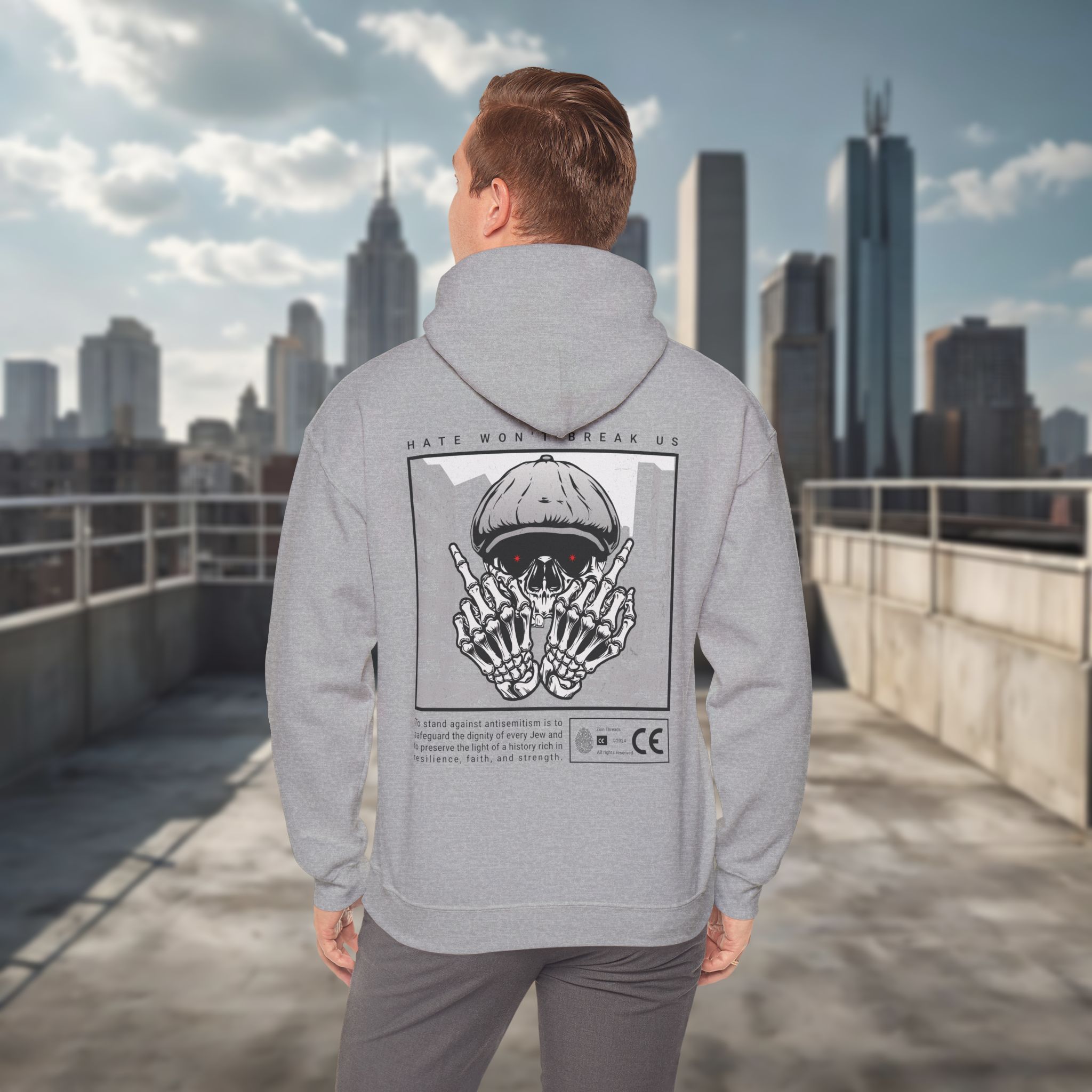 Hate Won't Break Us - Men's Hoodie - Image 18