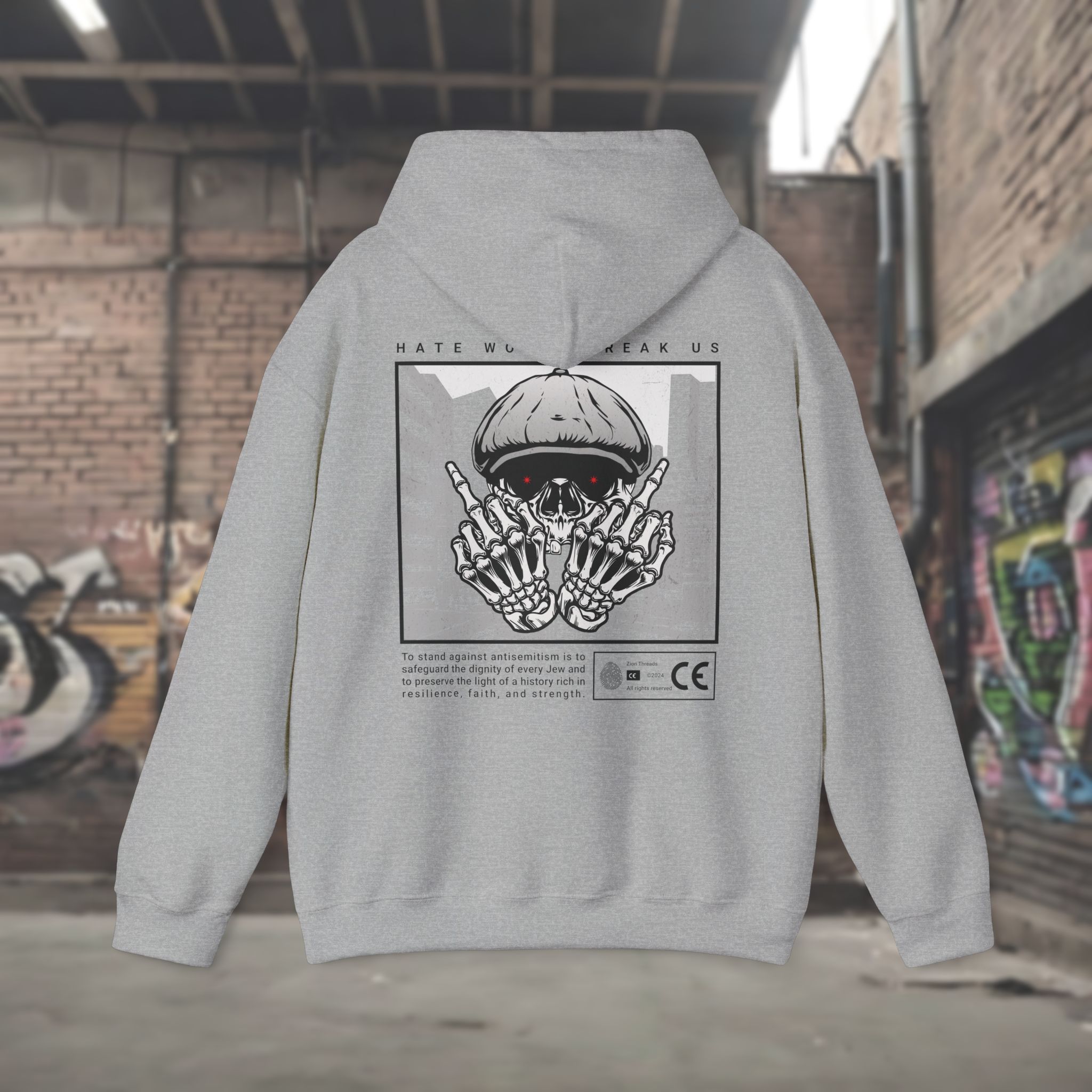 Hate Won't Break Us - Men's Hoodie - Image 14